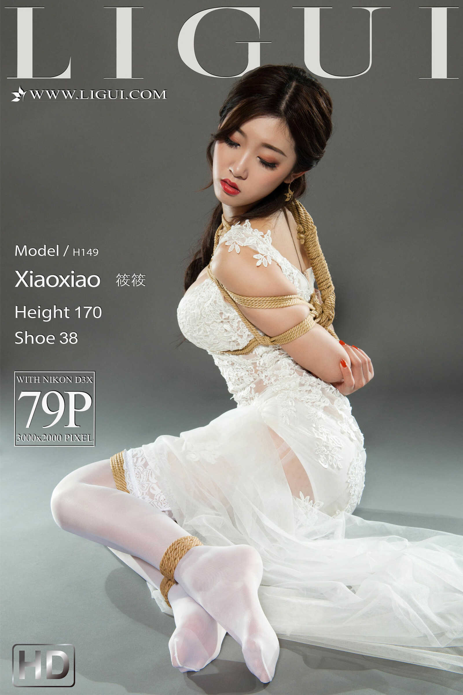 筱筱《蕾丝长裙美束》 [丽柜Ligui] 美腿丝足写真第19张