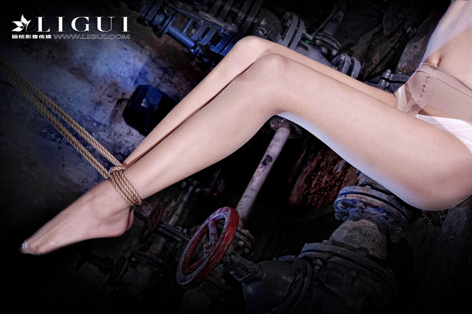 腿模可馨《OL捆绑系列》 [丽柜Liguil] 美束写真集第12张