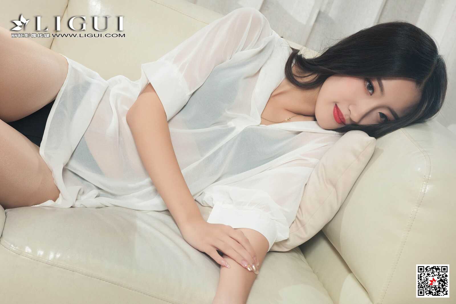 王欣竹《透视白衬衫女神》 [丽柜Ligui] 写真集第3张