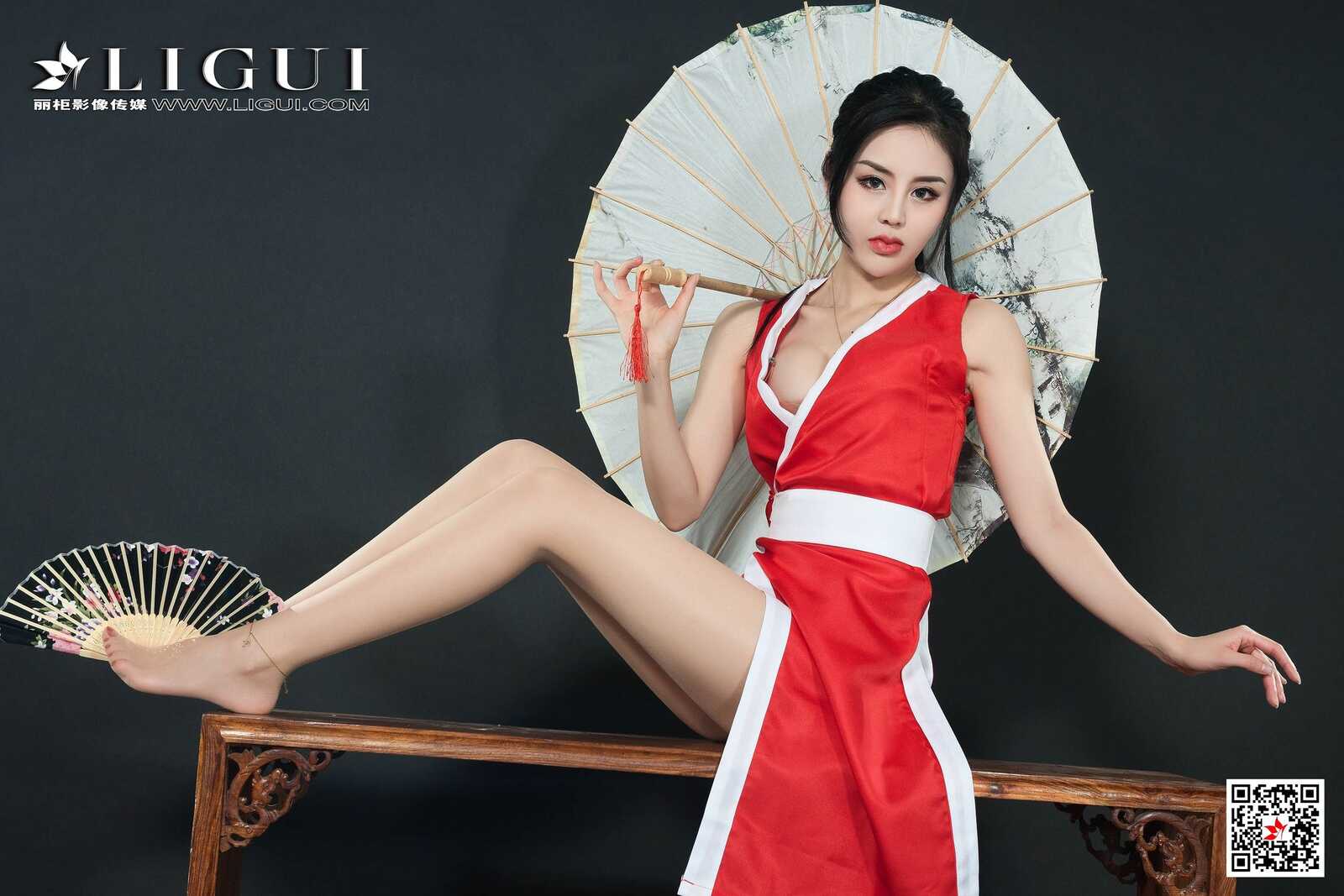 凉儿《不知火舞COS》 [丽柜Ligui] 写真集第6张