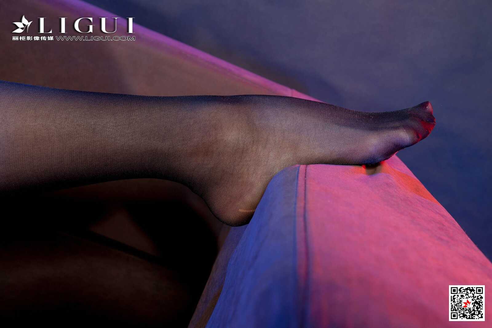 佳怡《性感黑丝皮衣》 [丽柜Ligui] 写真集第3张