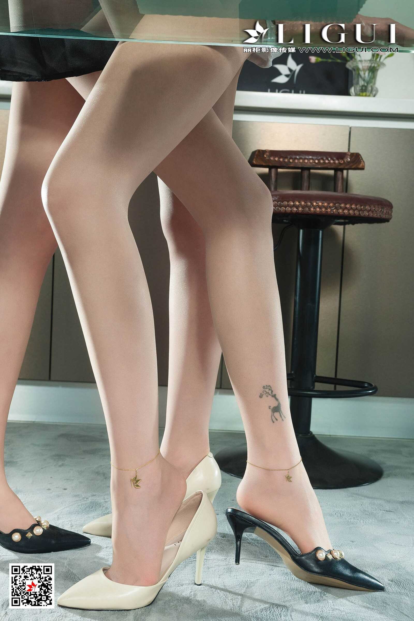 甜甜&amp;amp;凉儿《绝色美食丝袜诱惑》 [丽柜Ligui]第16张