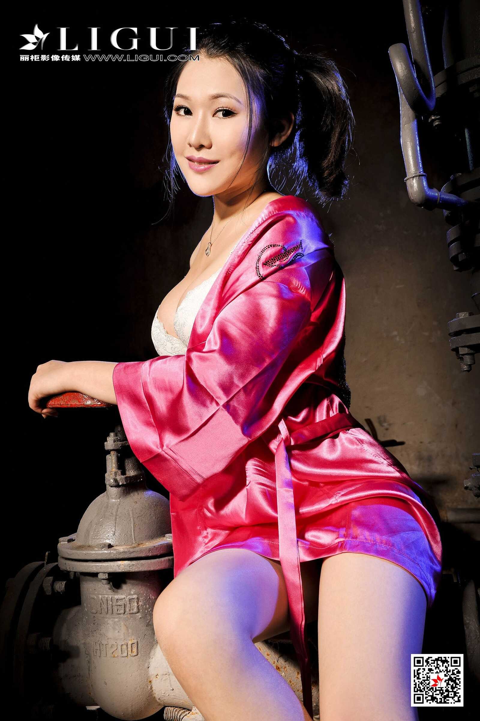 腿模文静《和服丝足诱惑》 [丽柜Ligui] 写真集第5张