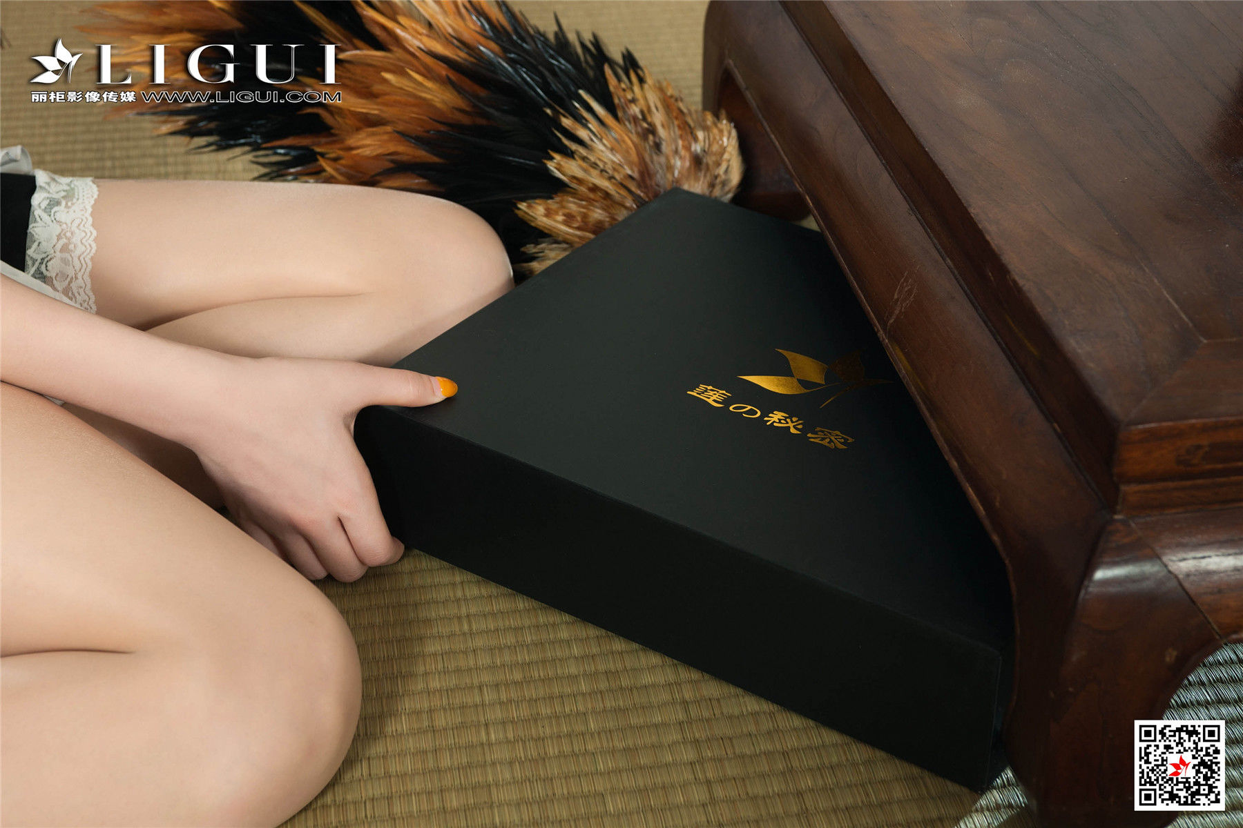 腿模甜甜《女仆绳艺丝足》 [丽柜美束Ligui] 写真第11张