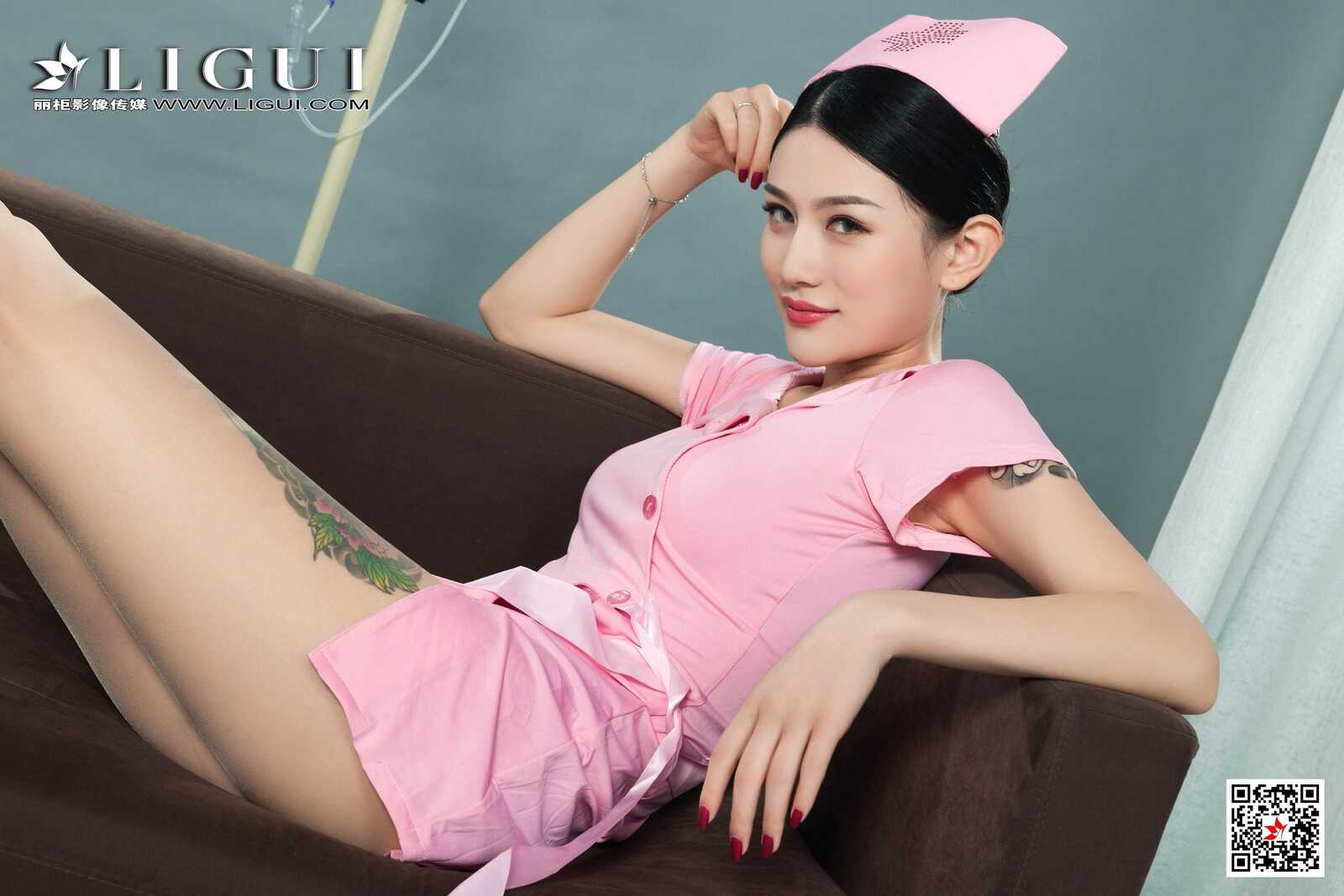 甜甜《护士捆绑诱惑》 [丽柜美束Ligui] 丝袜绳艺第5张