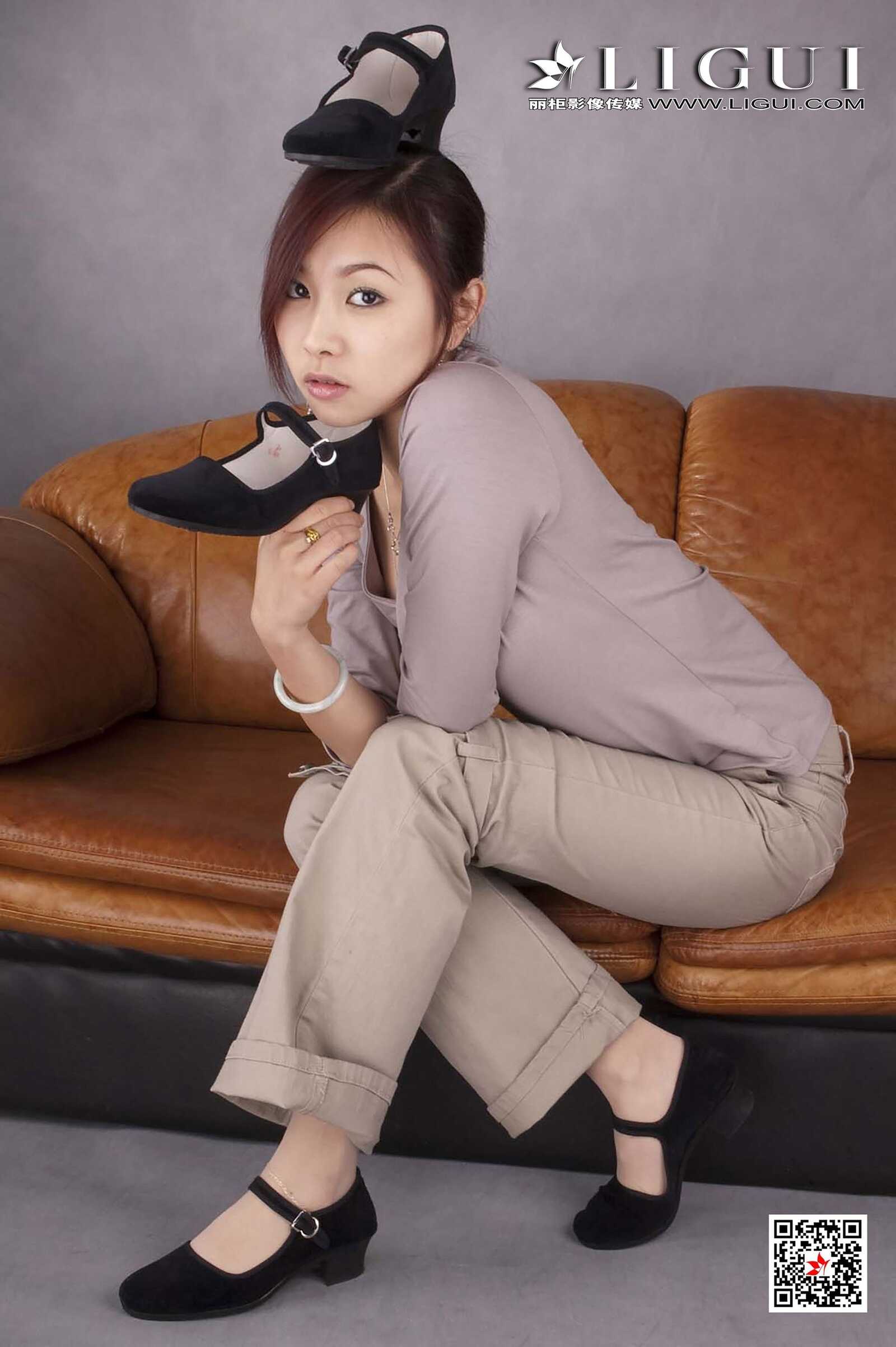 雅诗《复古美脚》 [丽柜Ligui] 网络丽人 写真集第11张