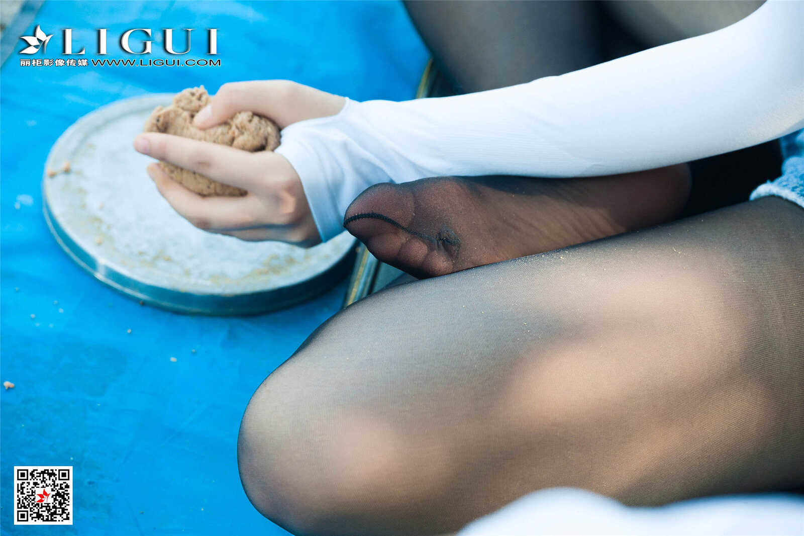 文静&amp;amp;然然《垂钓园丝足》 [丽柜LIGUI] 网络丽人第1张