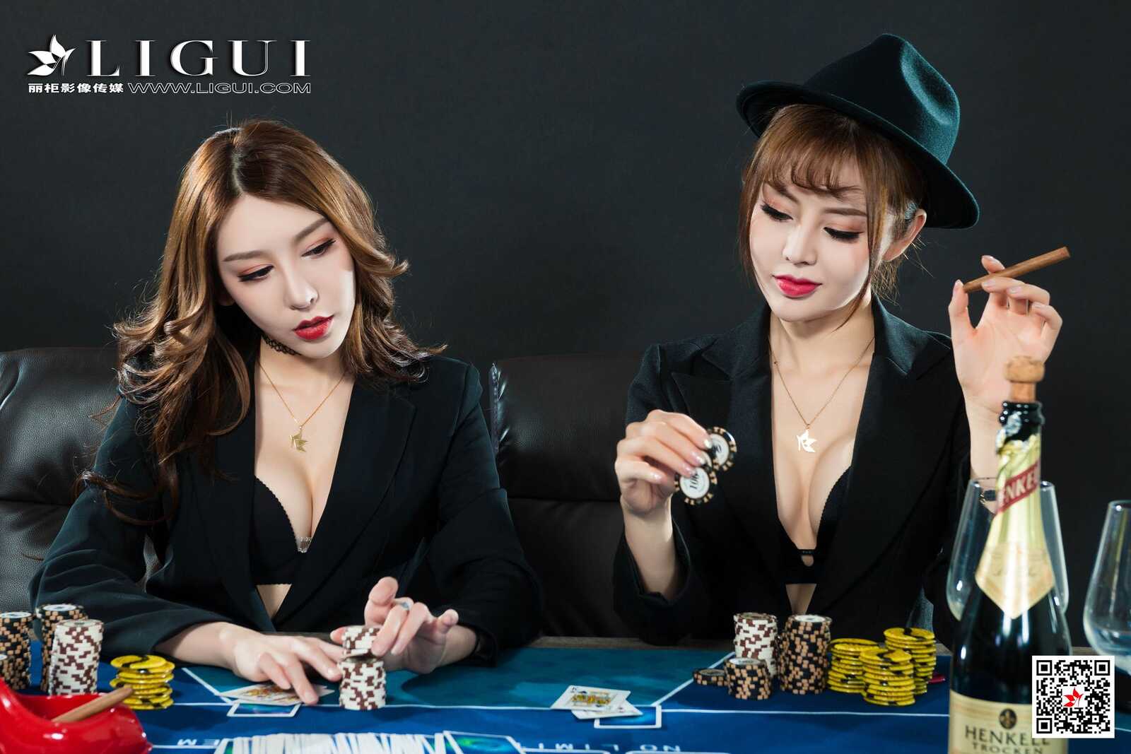 兔子&amp;amp;凉儿《黑丝丝足诱惑》 [丽柜LiGui] 写真集第8张