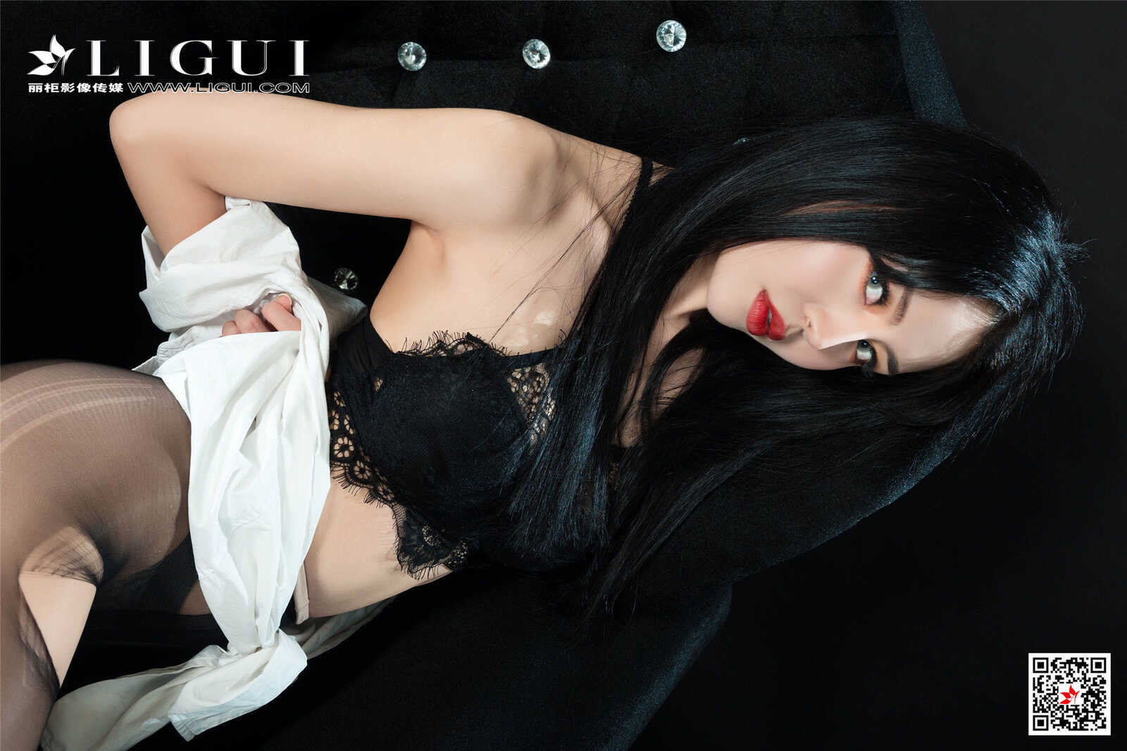 凉儿《黑丝绳艺人体摄影》 [丽柜LiGui美束] 写真第1张