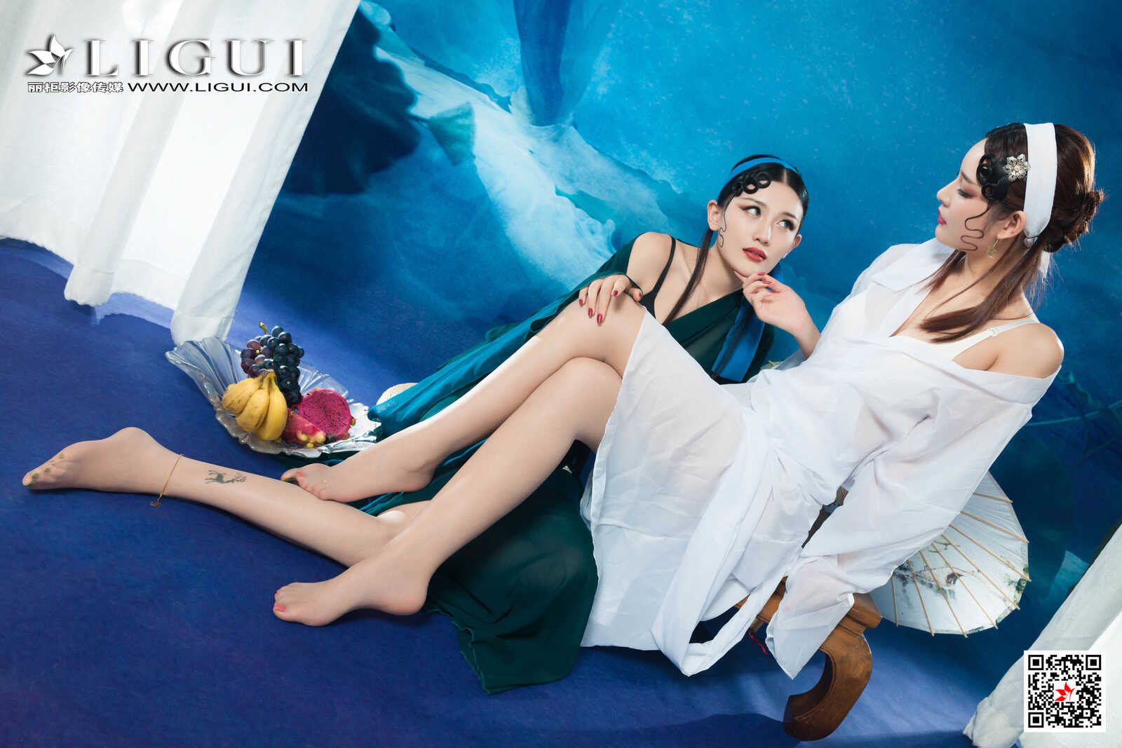 甜甜&amp;amp;雪糕《京剧丝袜姐妹花》 [丽柜Ligui] 写真第8张