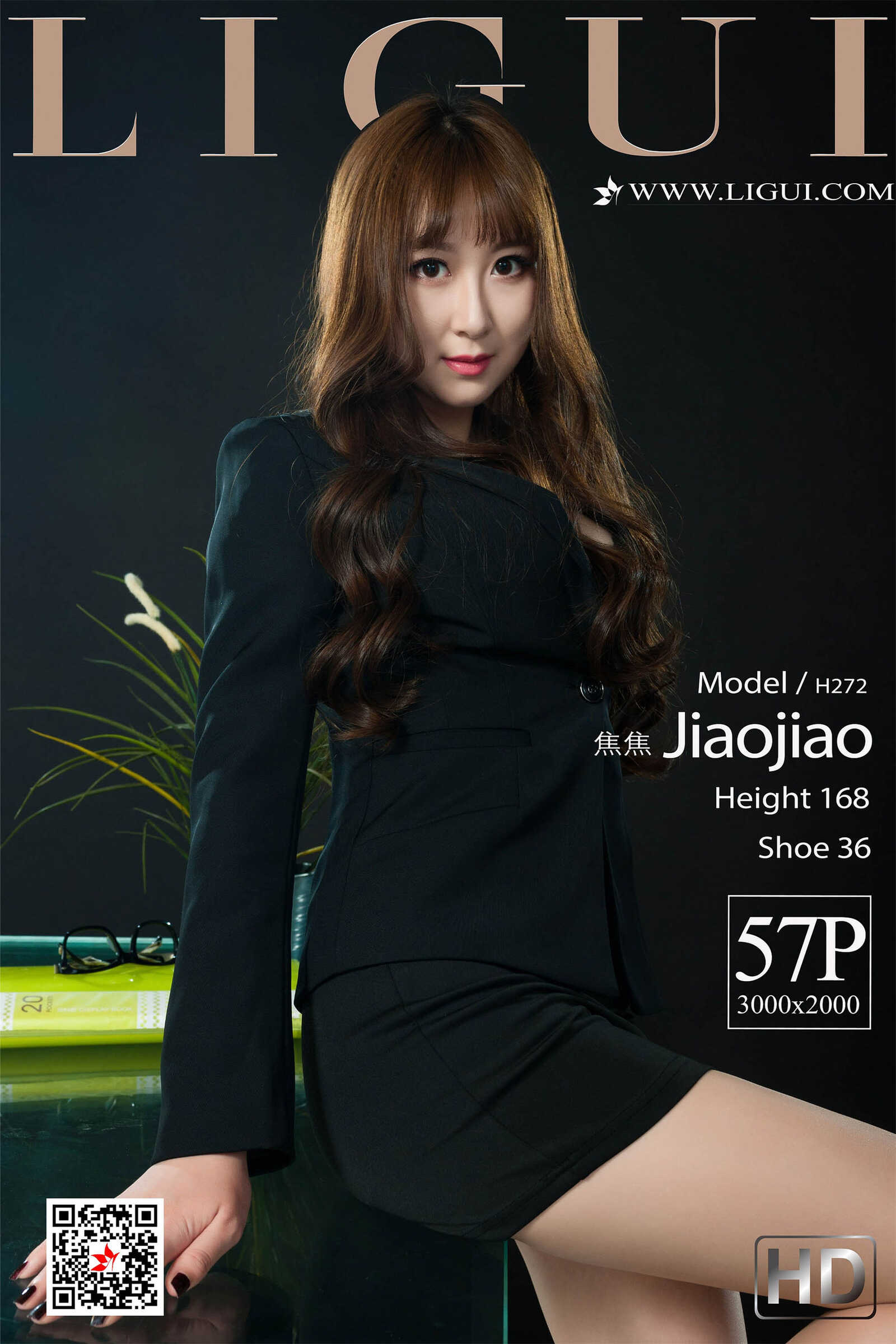 腿模焦焦《肉丝高跟OL美腿》 [丽柜Ligui] 写真集第18张