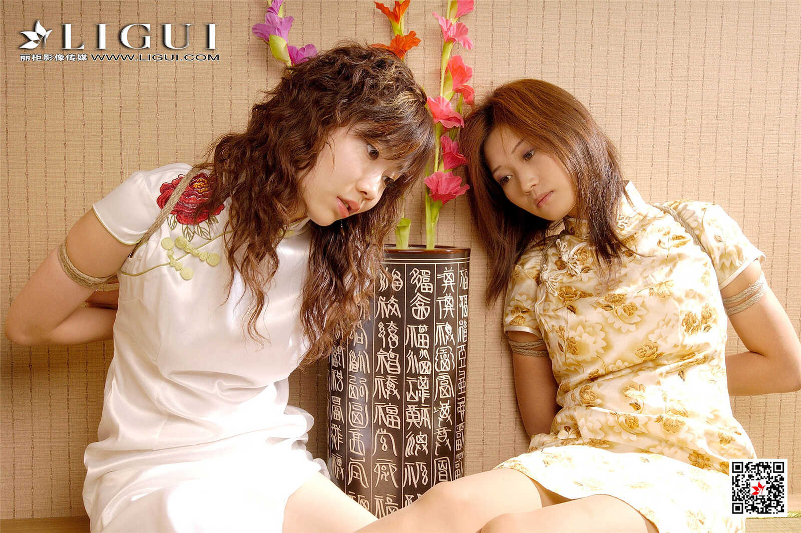 璐璐&amp;amp;秋子《旗袍捆绑》 [丽柜美束Ligui] 写真集第4张