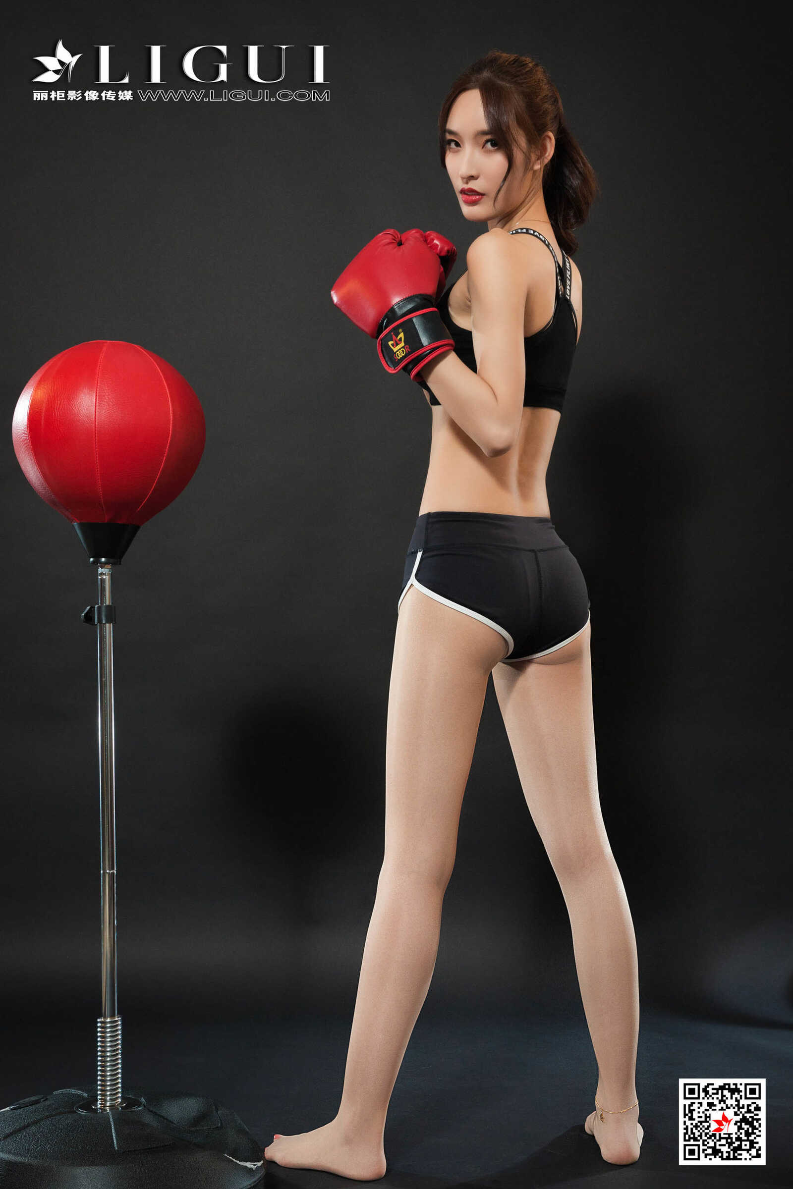 腿模雪糕《拳击丝足少女》 [丽柜Ligui] 网络丽人第8张