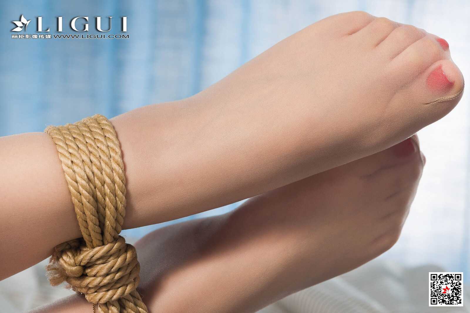 然然《蕾丝美束》 [丽柜Ligui] 网络丽人 写真集第1张