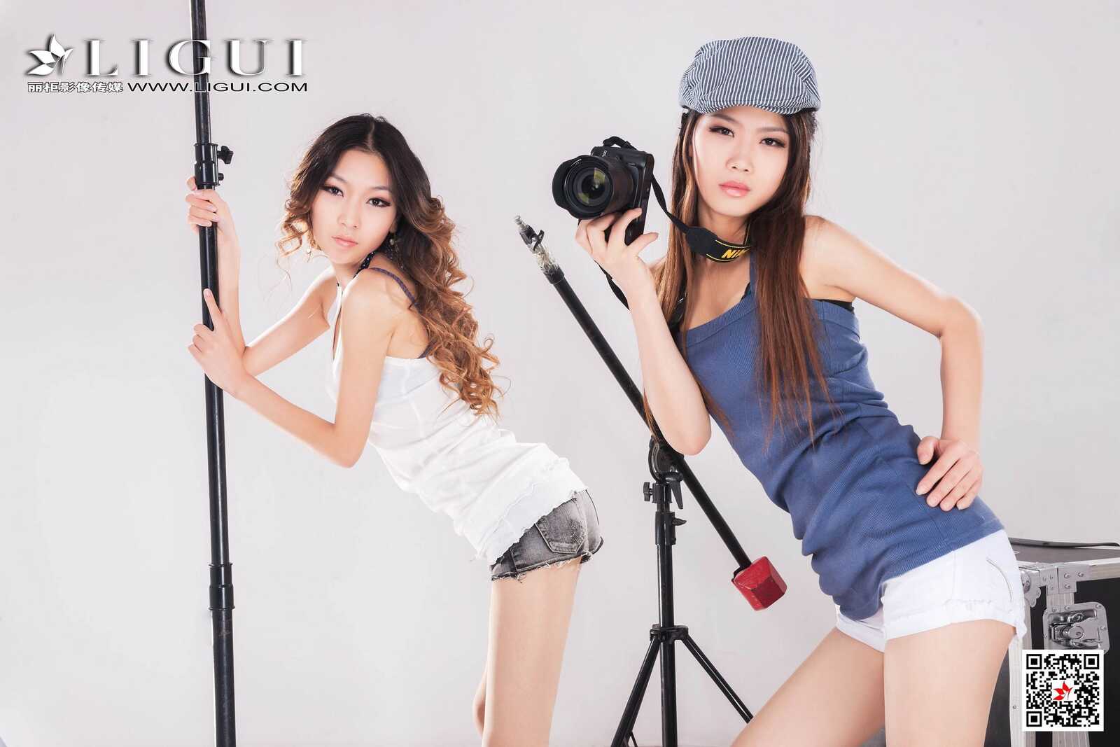 文欣&amp;amp;怡萱《时尚双花》 [丽柜Ligui] 网络丽人第3张