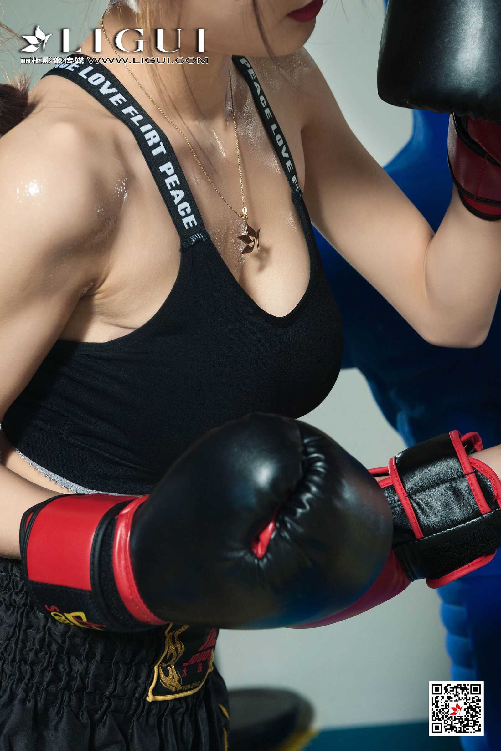 敏儿&amp;amp;雪糕《拳击姐妹》 [丽柜Ligui] 写真集第13张