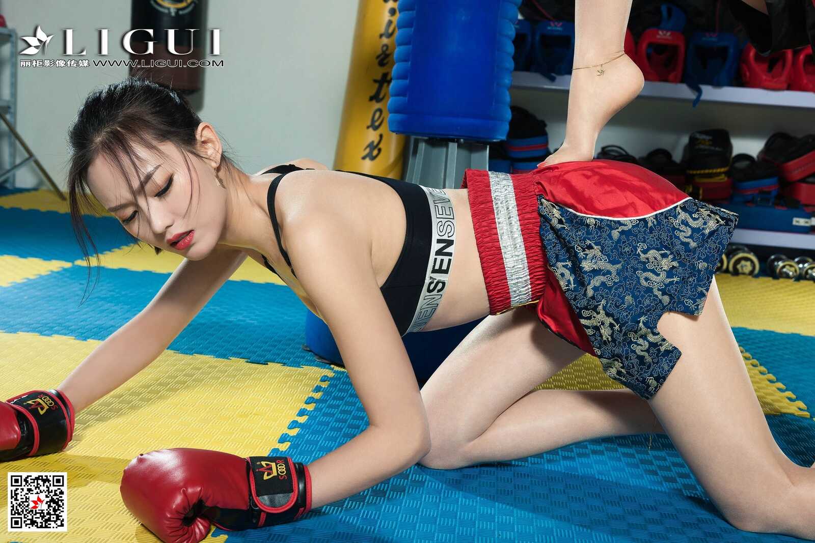 敏儿&amp;amp;雪糕《拳击姐妹》 [丽柜Ligui] 写真集第7张