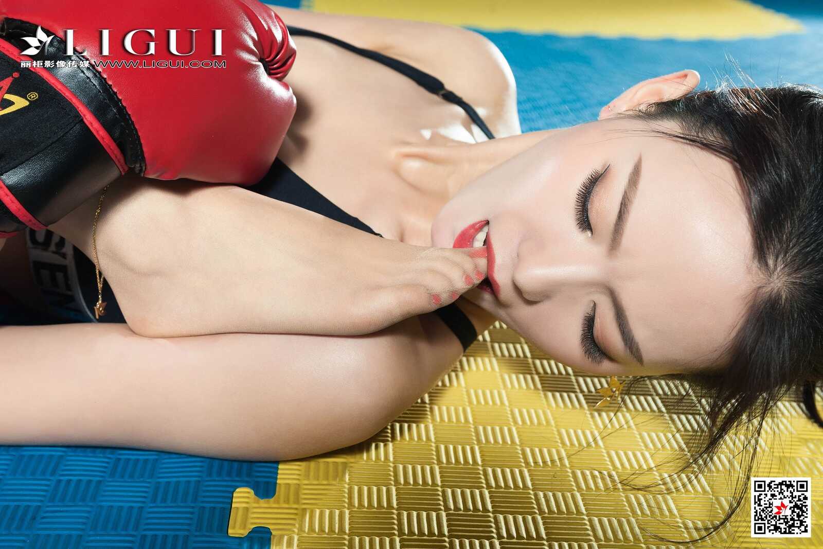 敏儿&amp;amp;雪糕《拳击姐妹》 [丽柜Ligui] 写真集第1张