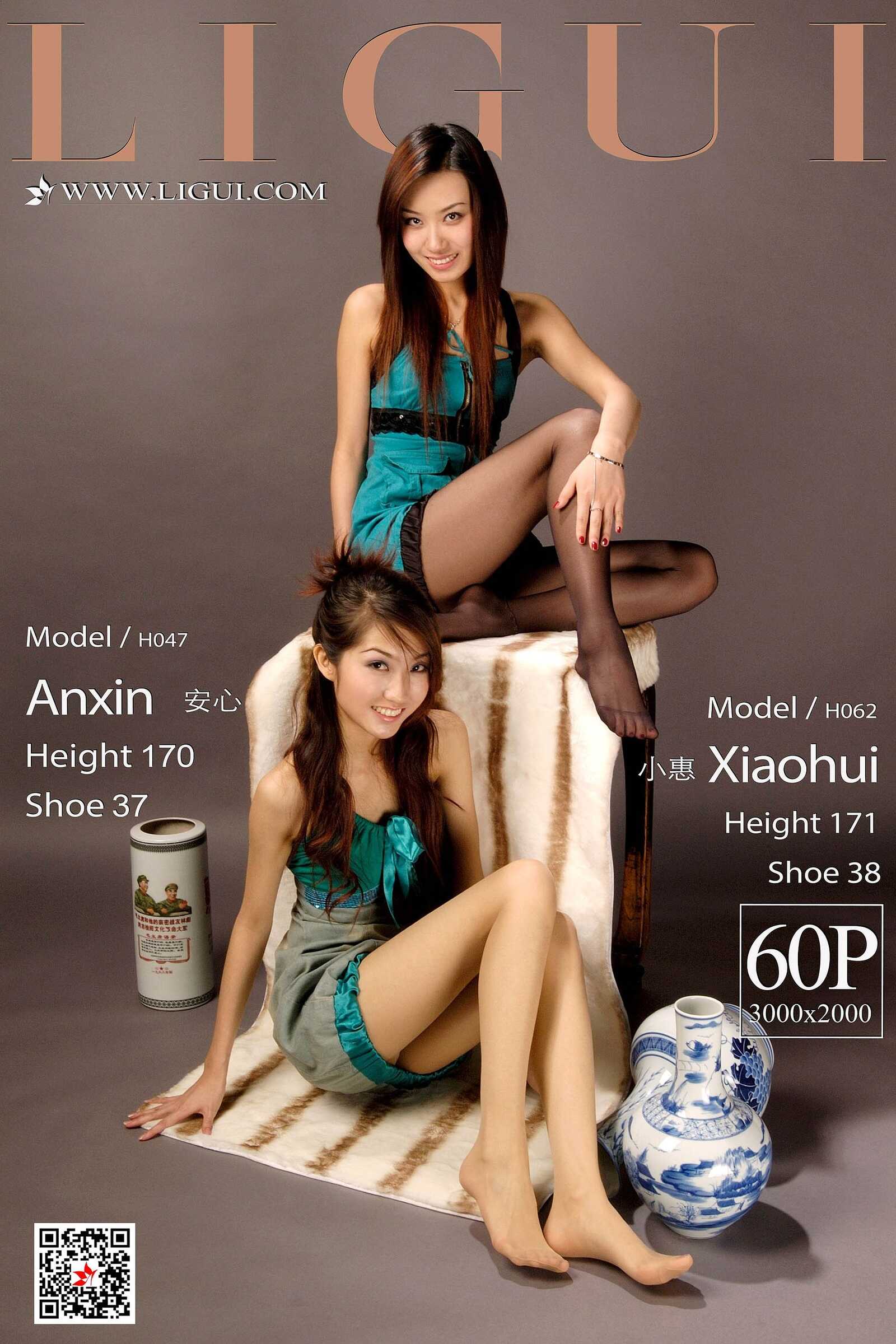 Model 小惠&amp;amp;安心 [丽柜Ligui] 网络丽人 写真集第17张