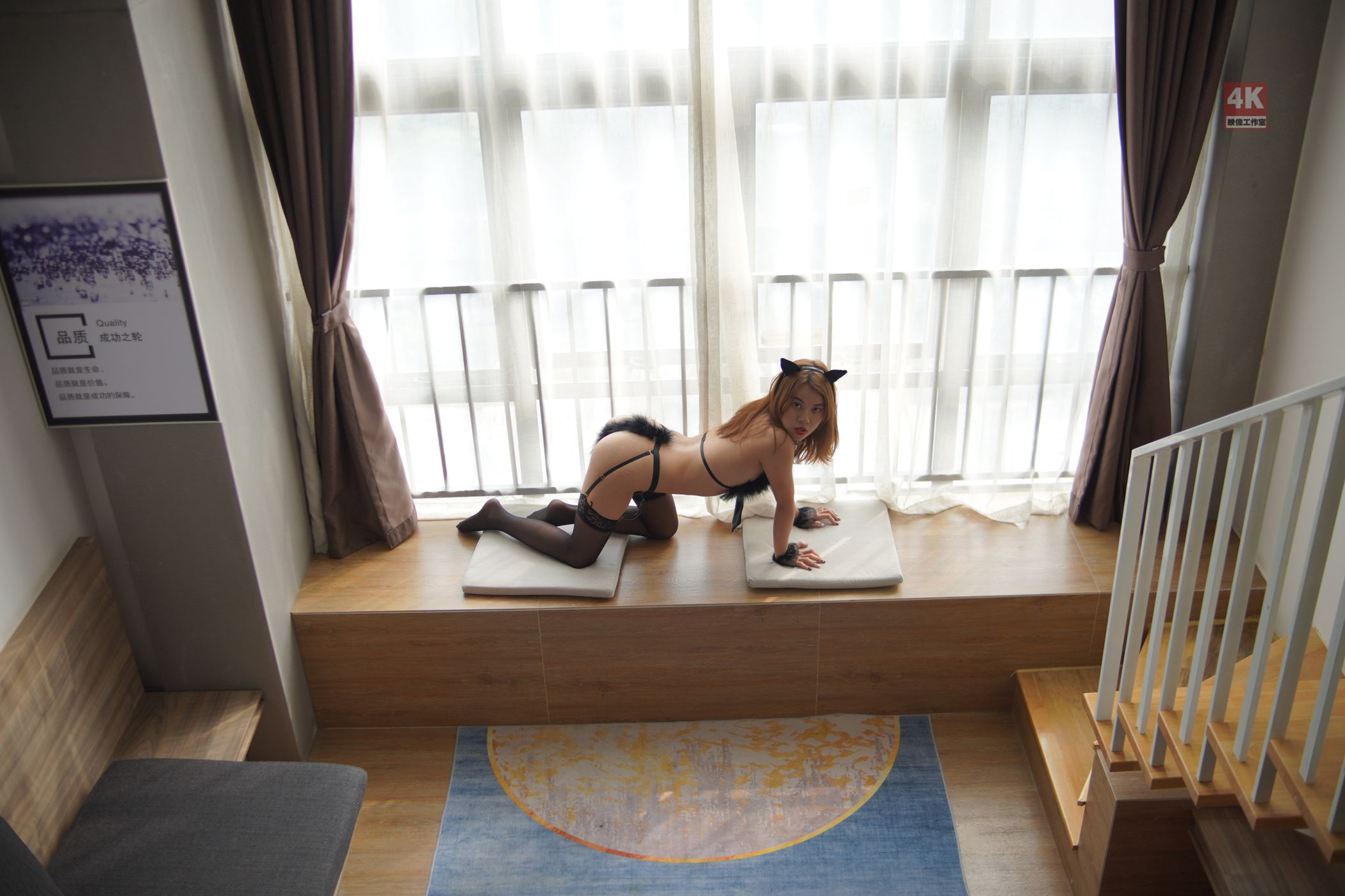 [Ligui丽柜]网络丽人 2021.04.14 Model《窗边人》琪琪第1张