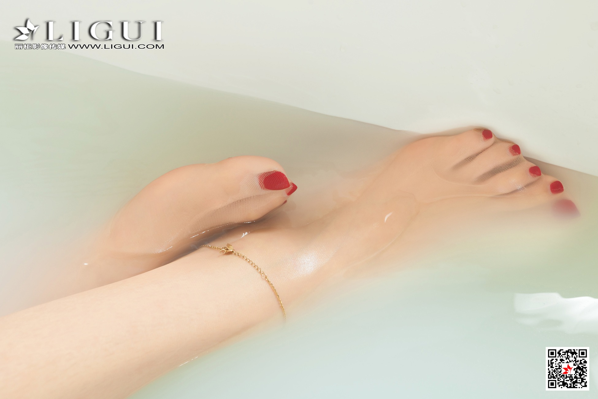 [Ligui丽柜]网络丽人 2021.04.30 Model《浴享丝柔之甜第1张