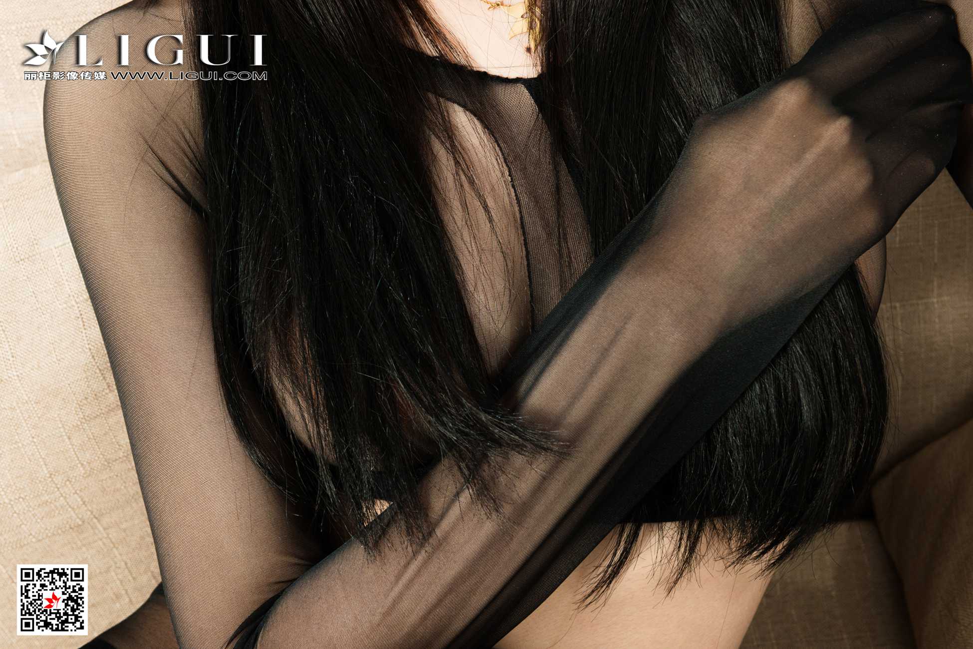 [Ligui丽柜]网络丽人 2021.05.12 Model《黑丝魅惑》凉第21张