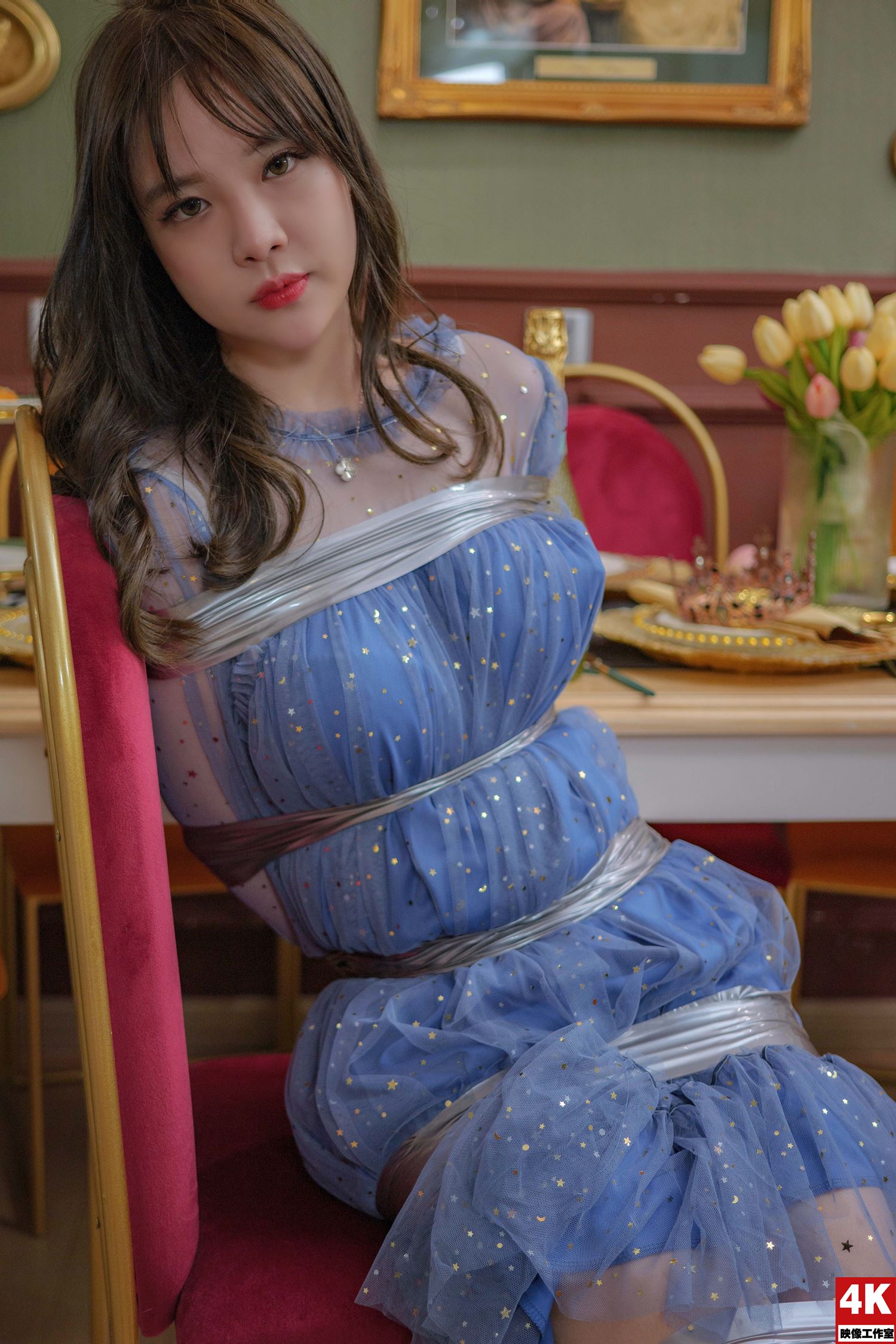 [Ligui丽柜]2022.04.30 法式幽默2 小琳琳第8张