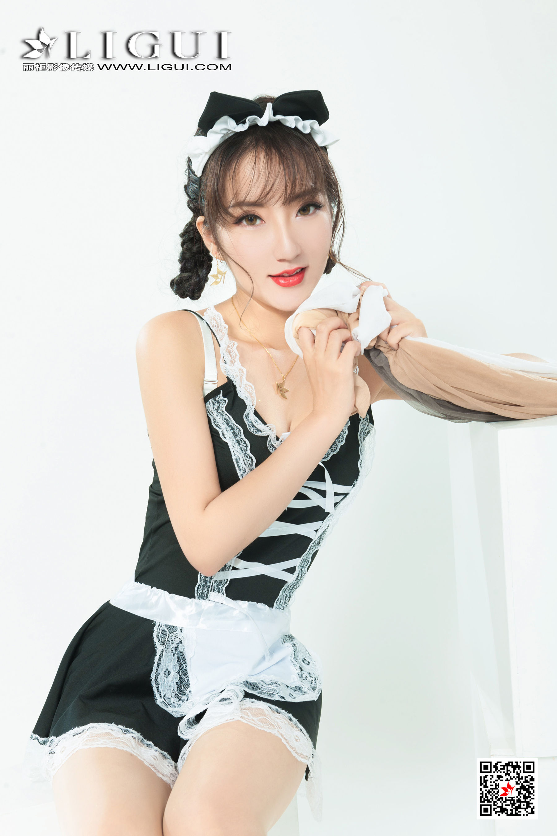 [丽柜Ligui] 网络丽人 Model 汐汐 《香品丝滑》第5张