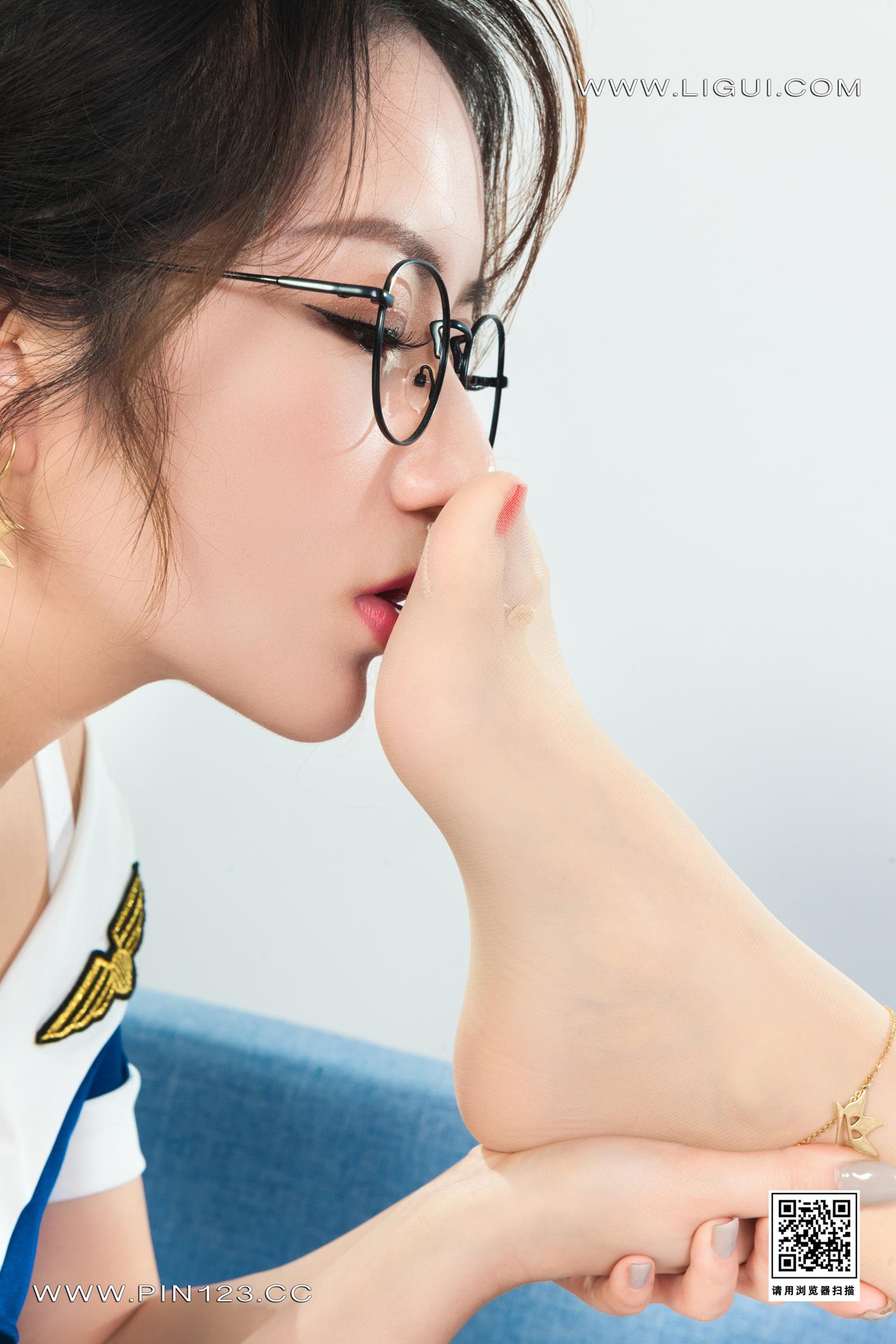 [Ligui丽柜]2022.11.11 双生花-空中丝欲 汐汐＆心心第21张