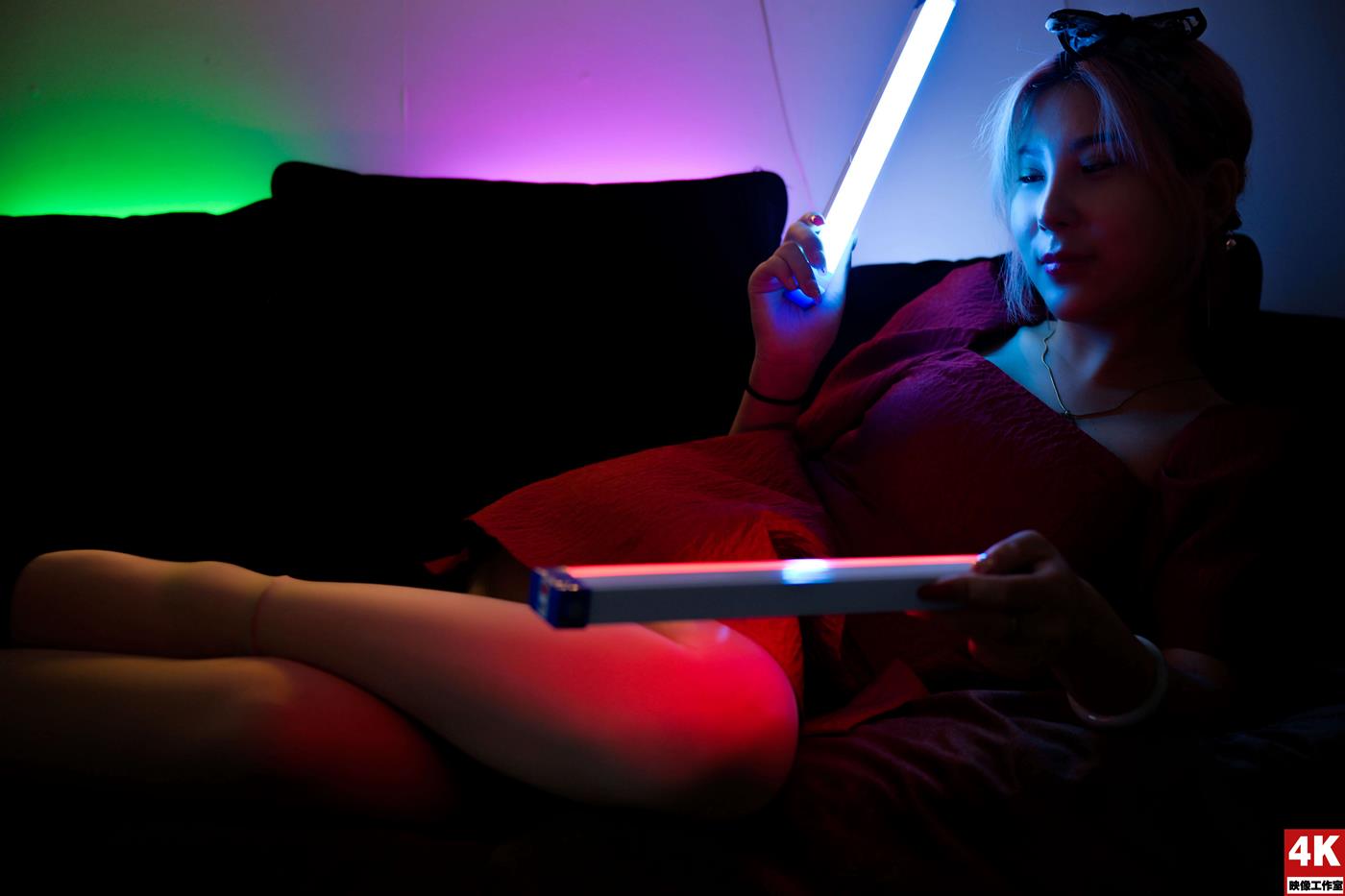 [Ligui丽柜]2022.08.17 氛围灯下的肉丝 小发第6张