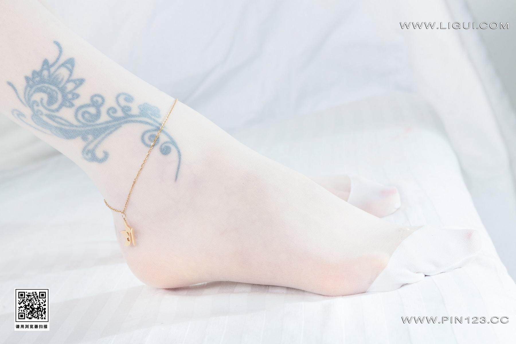 [Ligui丽柜] 2023.04.17《白丝天使》猫猫第4张