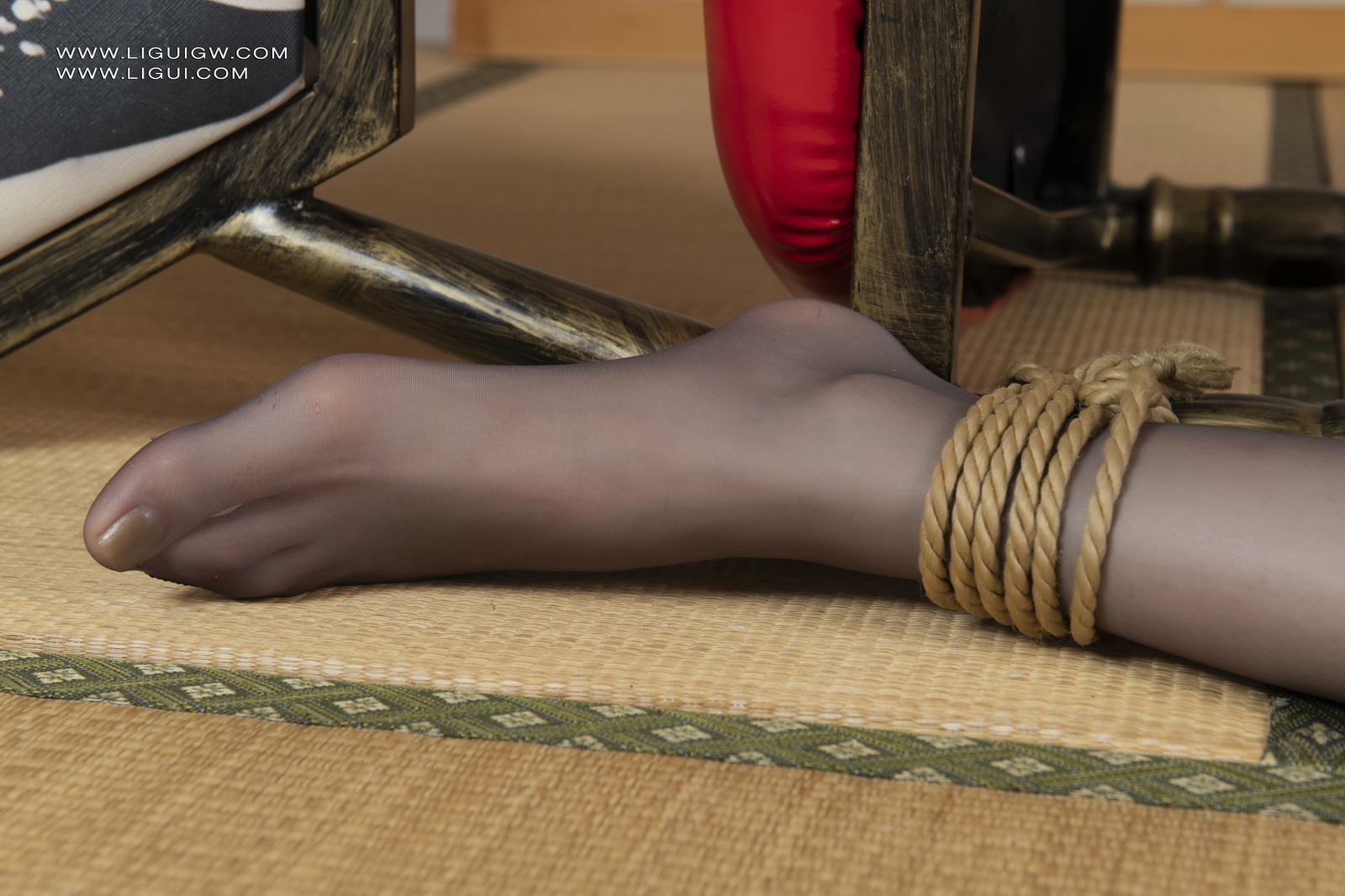 [Ligui丽柜] 2025.03.28 《长腿黑丝丽人的绝望挣扎》兔子第10张