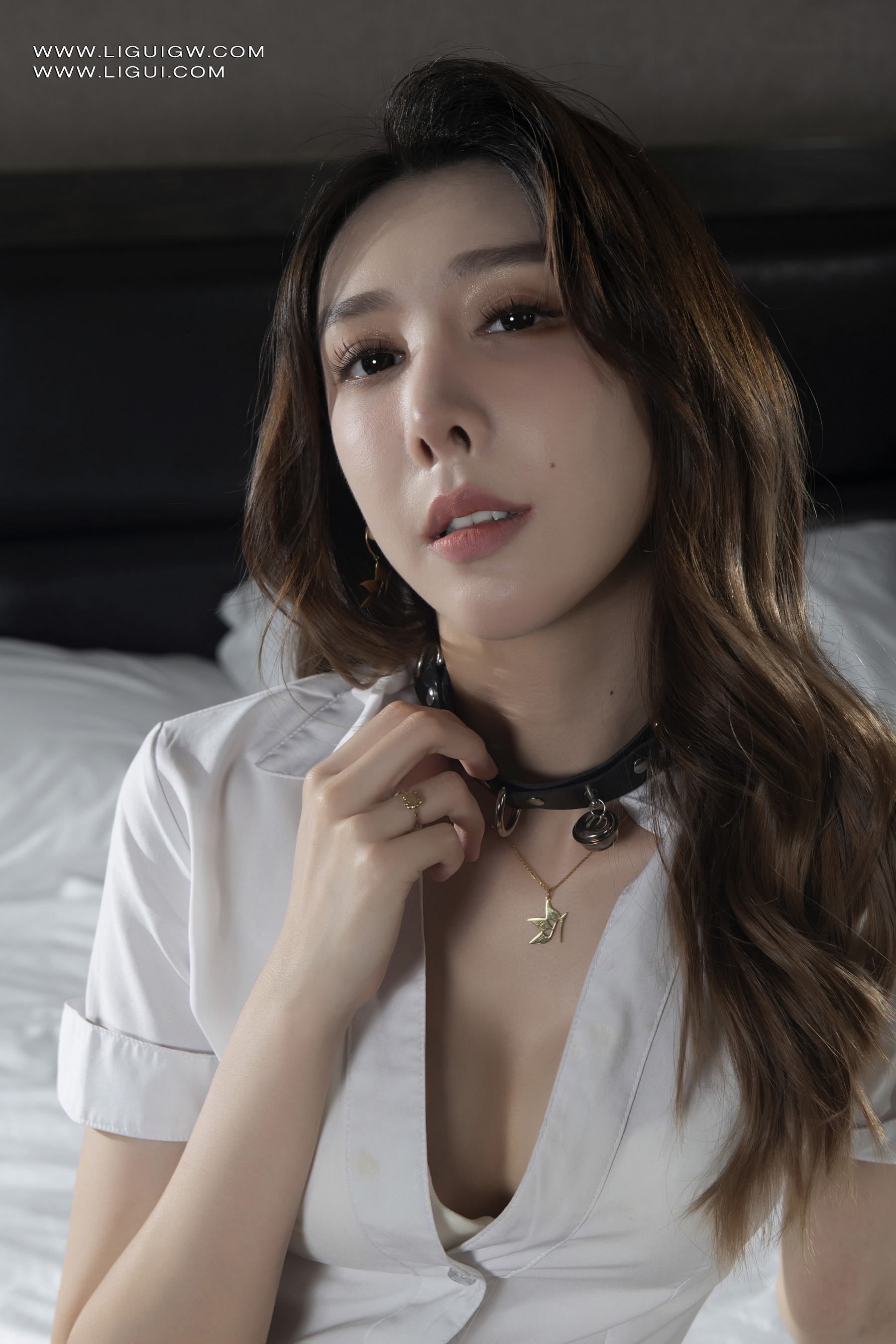 [Ligui丽柜] 2025.06.06 黑白交织-迷情束缚第15张