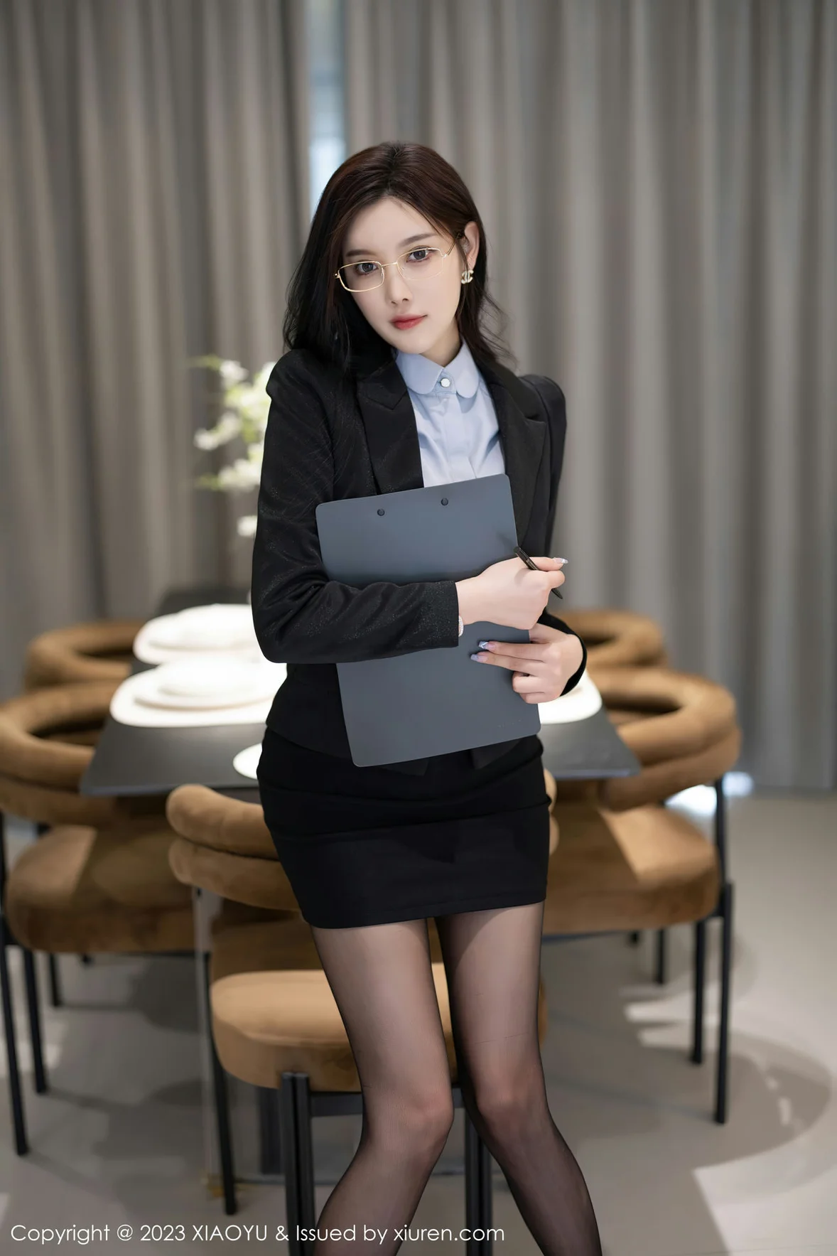  XIAOYU 语画界 Vol.1041 杨晨晨Yome 黑色职业装贵州旅拍写真 [101P]第2张