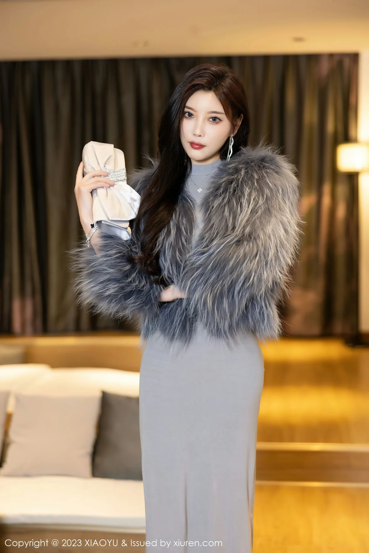  XIAOYU 语画界 Vol.1051 杨晨晨Yome 灰色镂空连衣贵州旅拍 [88P]第1张