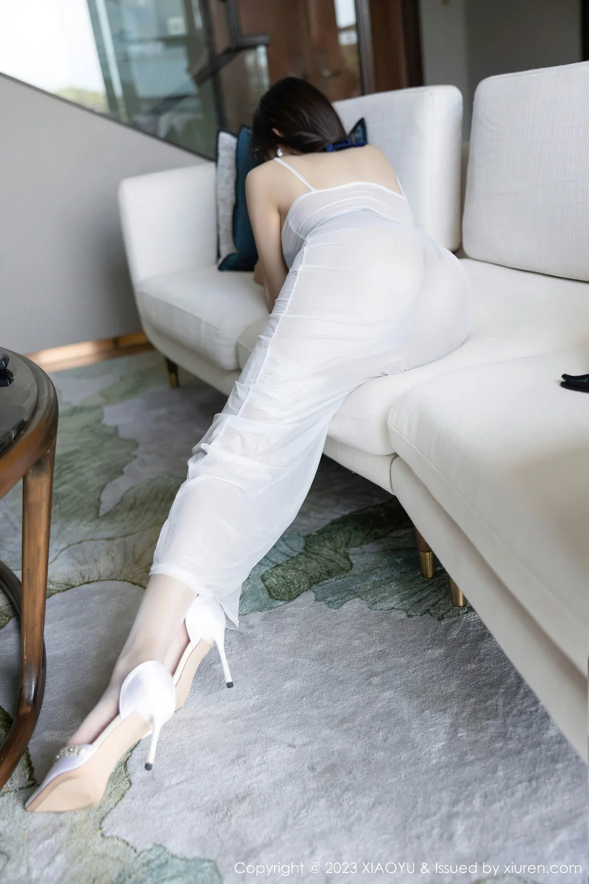  XIAOYU 语画界 Vol.1052 王馨瑶yanni 白色轻透连衣长裙贵州旅拍 [98P]第9张