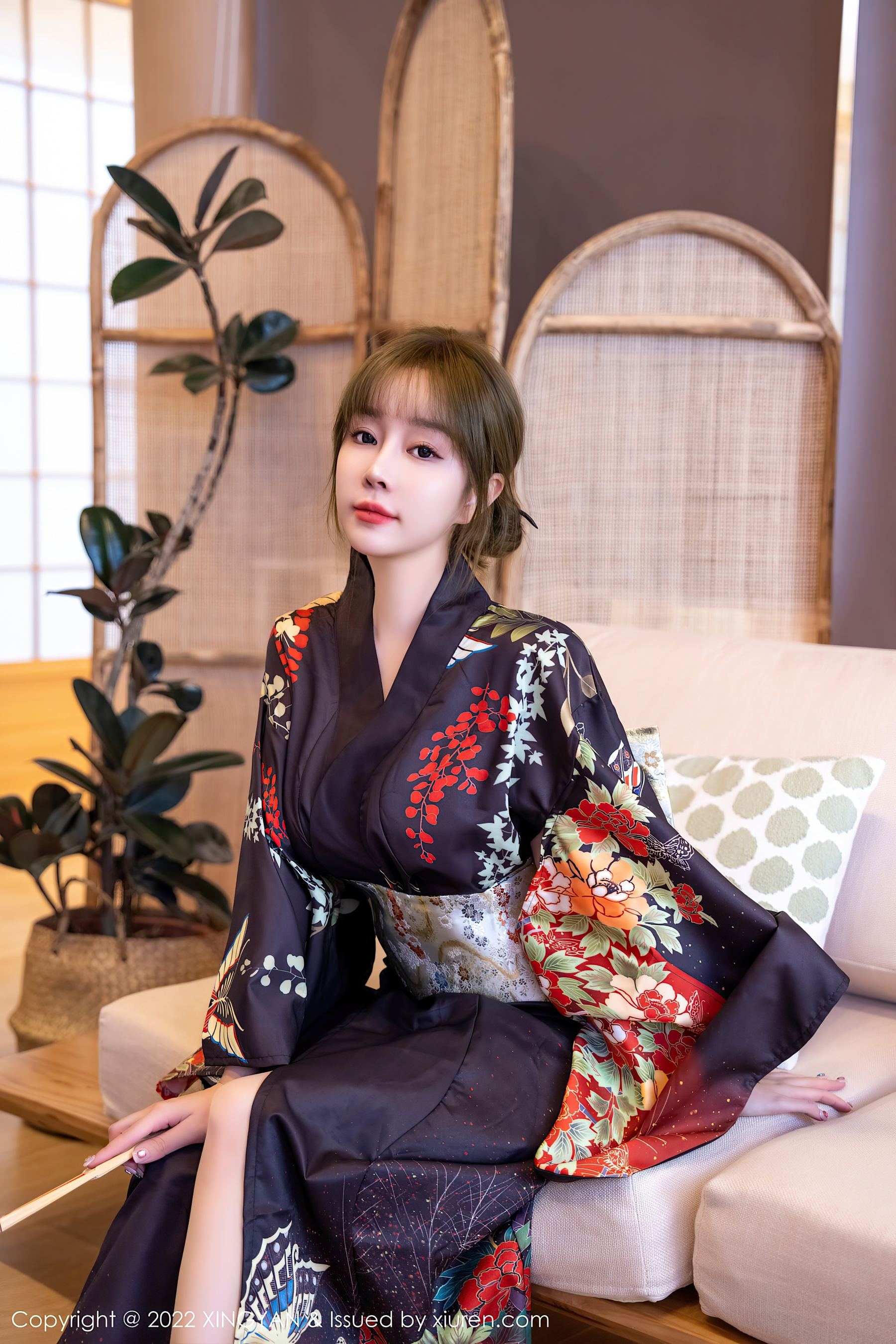 星颜社 VOL.154 王雨纯 和服美臀第25张