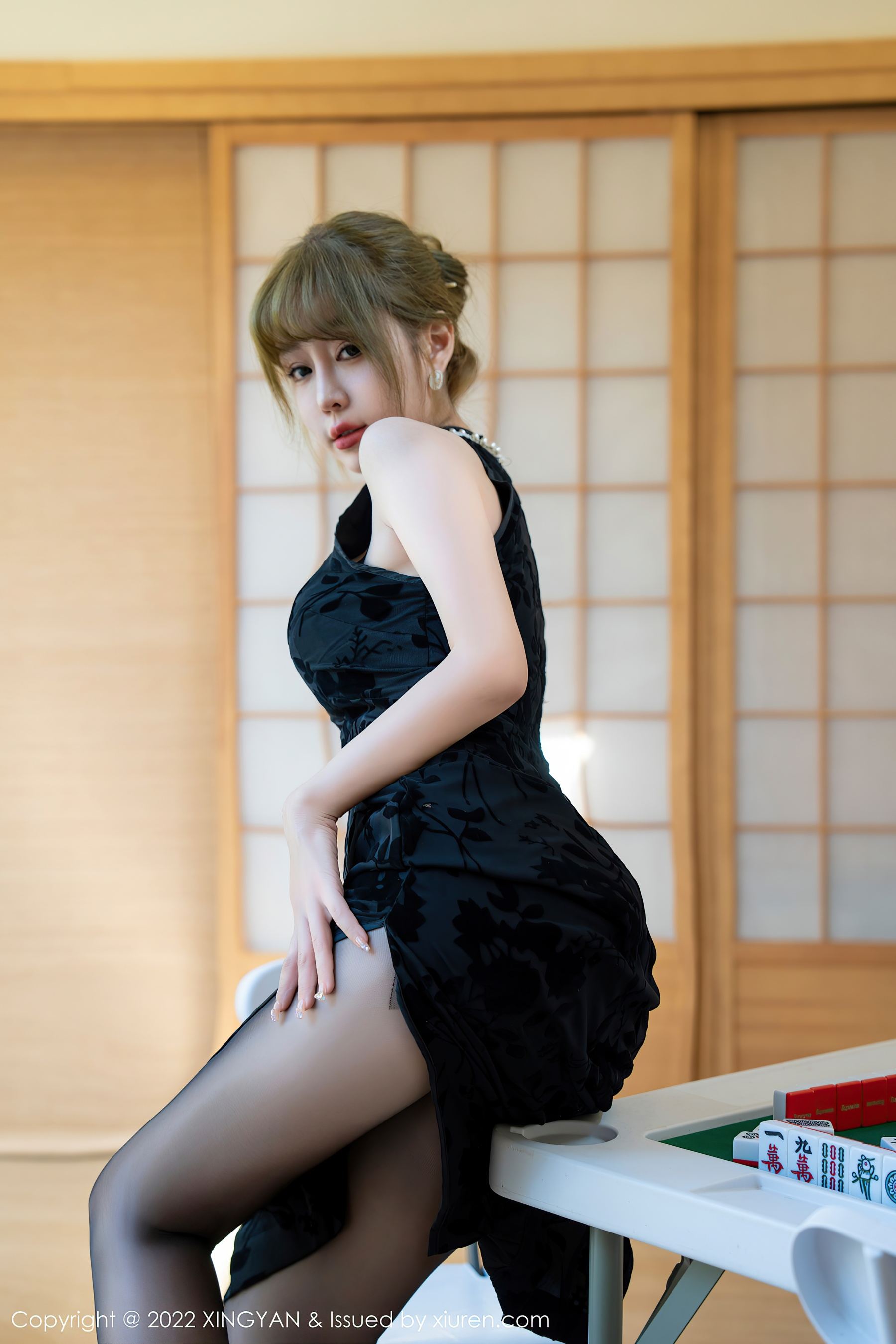 星颜社 VOL.148 王雨纯 黑丝美臀第20张