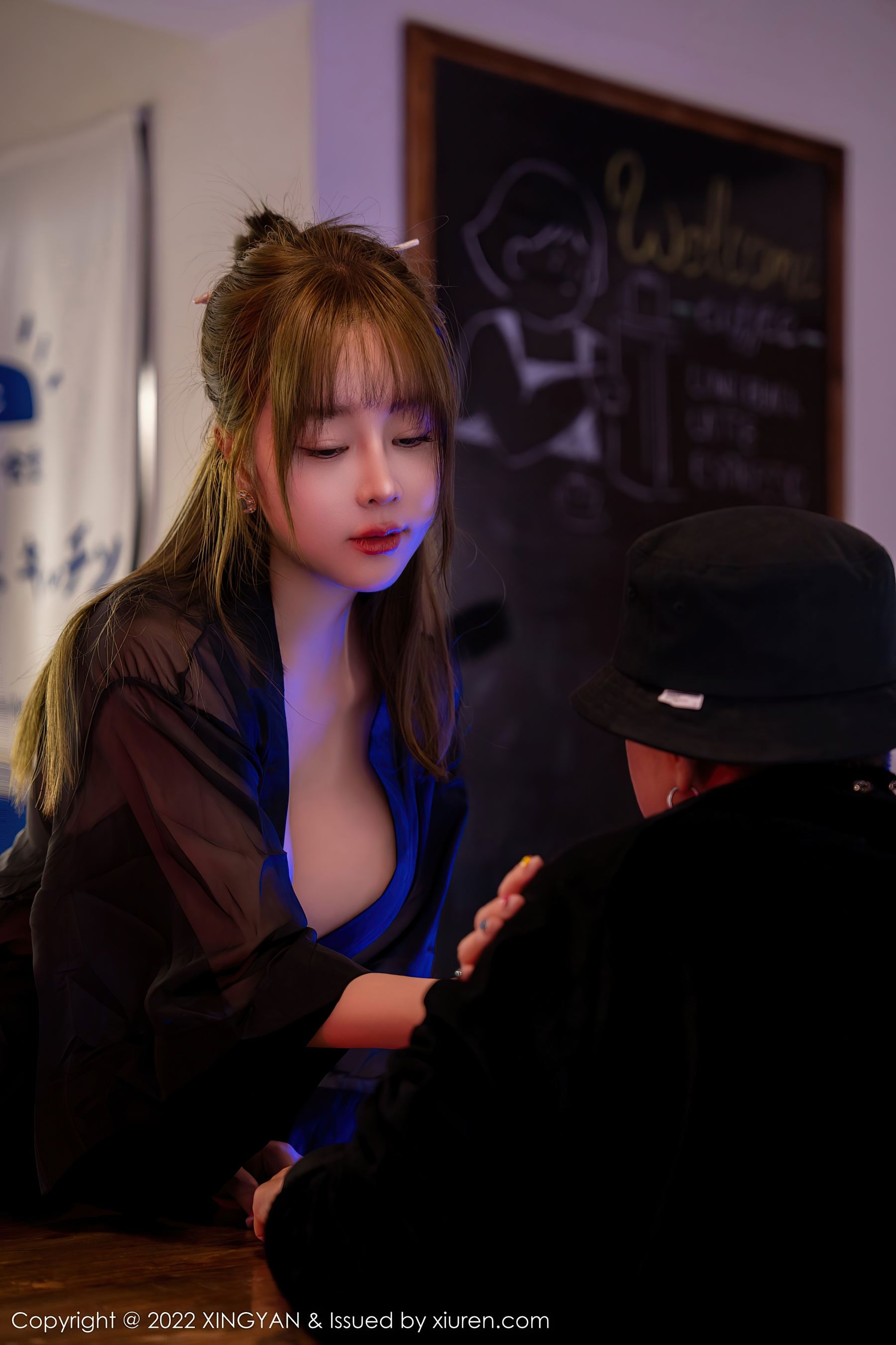 星颜社 VOL.163 王雨纯 黑丝美臀第17张