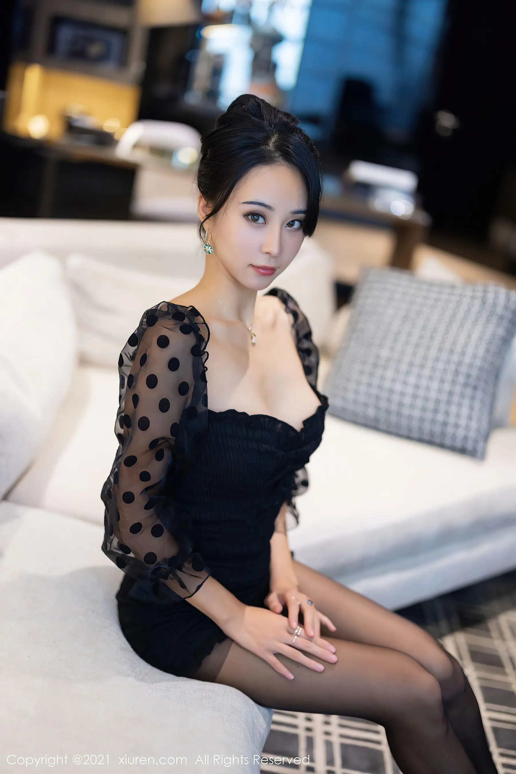 秀人 No.3482 蓝夏Akasha第7张