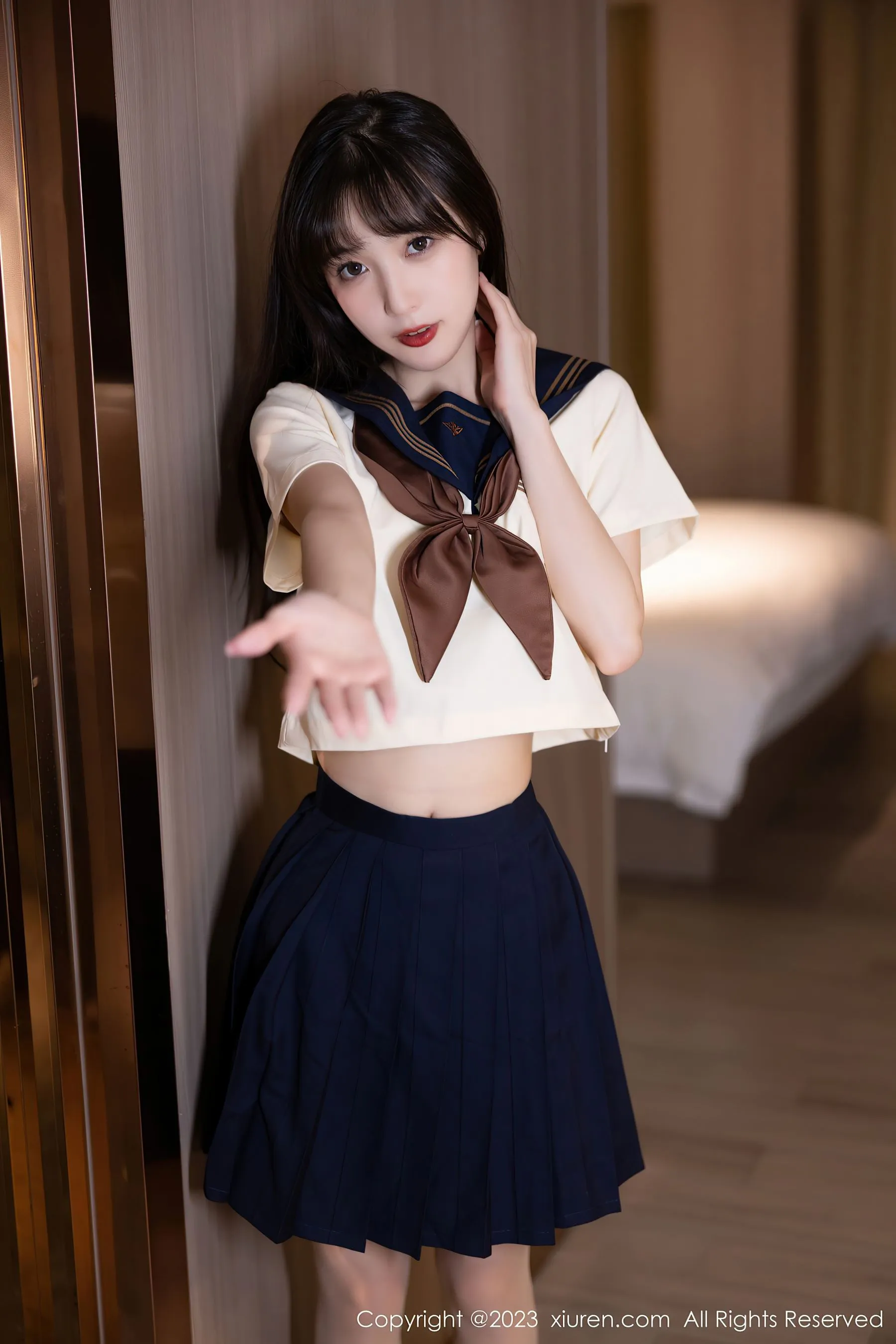  秀人网 No.6126 林星阑 制服美腿第22张