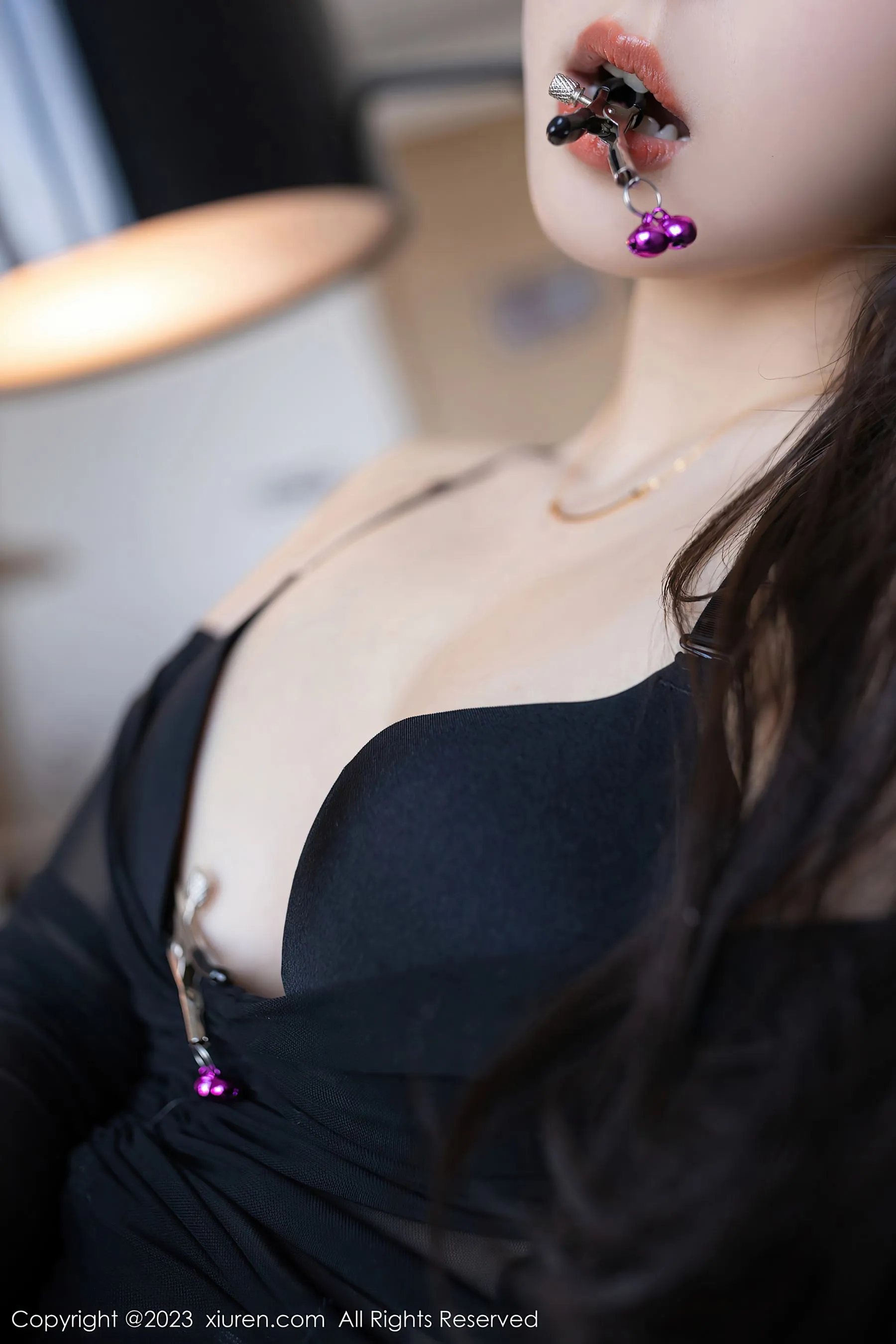  秀人网 No.6442 唐安琪 黑丝美腿第23张