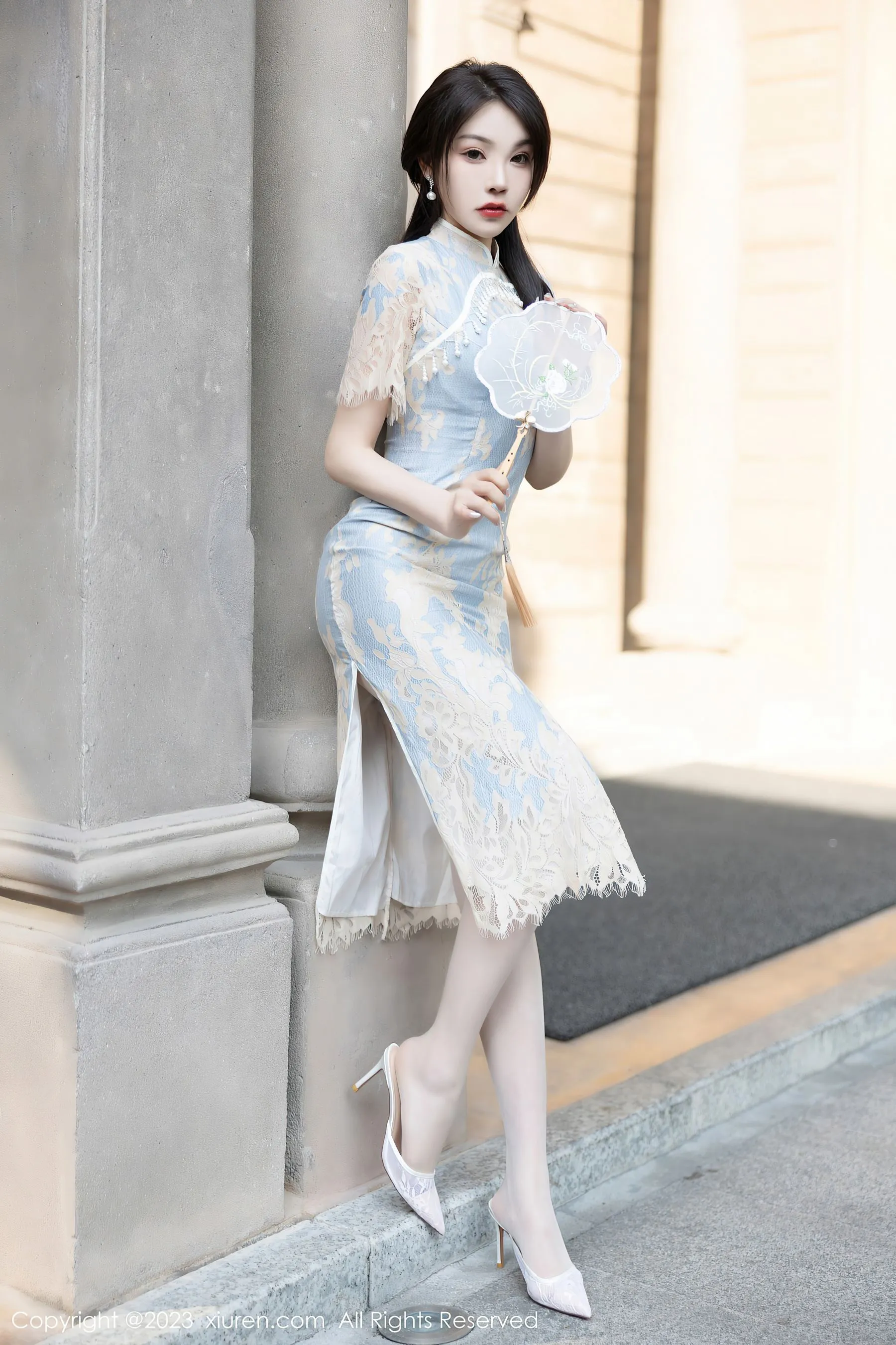  秀人网 No.6434 徐莉芝Booty 旗袍美腿第25张