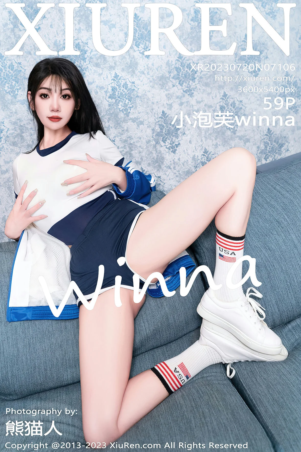  XiuRen 秀人 No.7106 小泡芙winna 窄边系列回归学生服 [60P]第20张