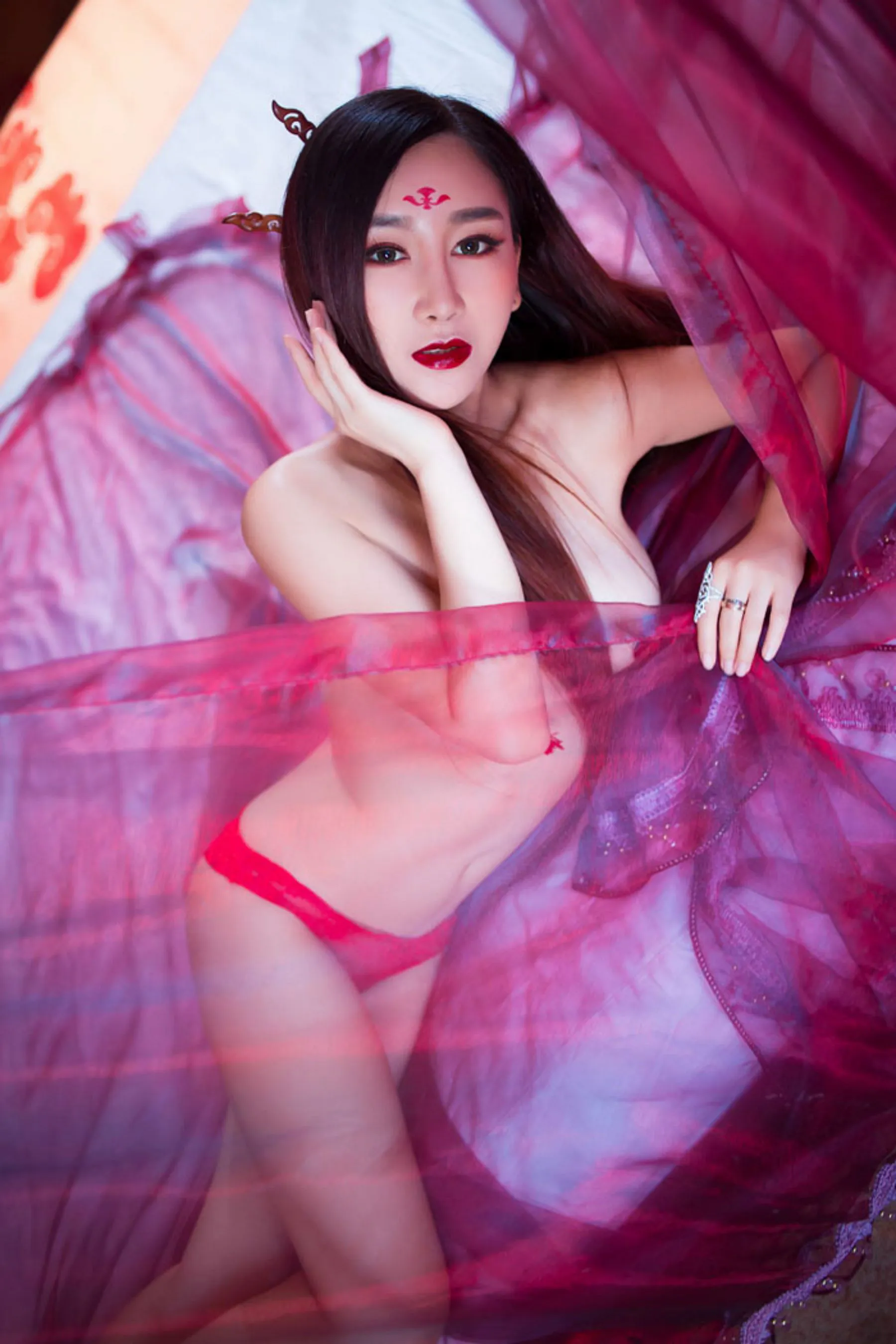 邹晶晶《花千骨 ? 魔化》COS 秀人网 No.382第11张