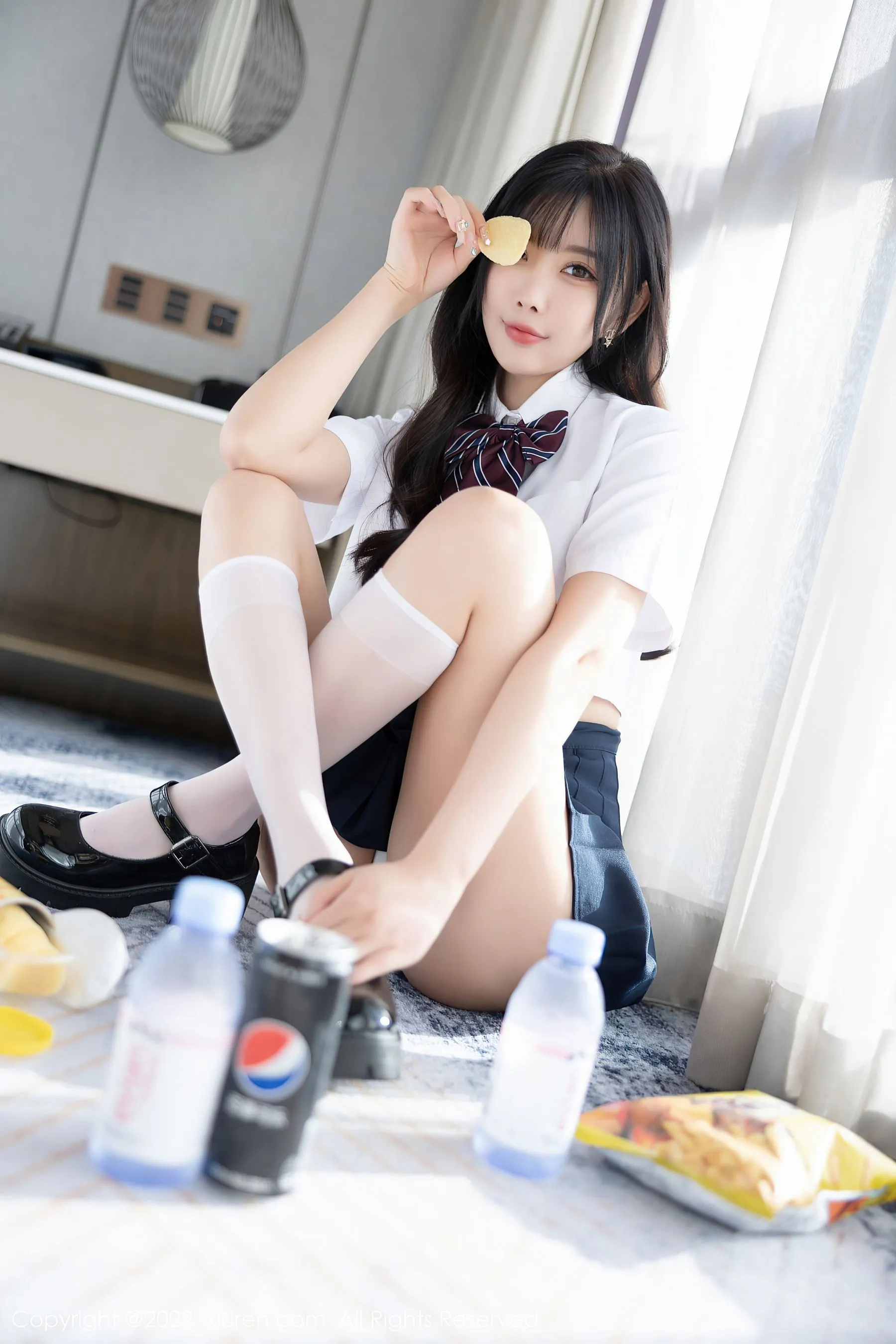  秀人网 No.5338 杨晨晨 校园制服诱惑第21张