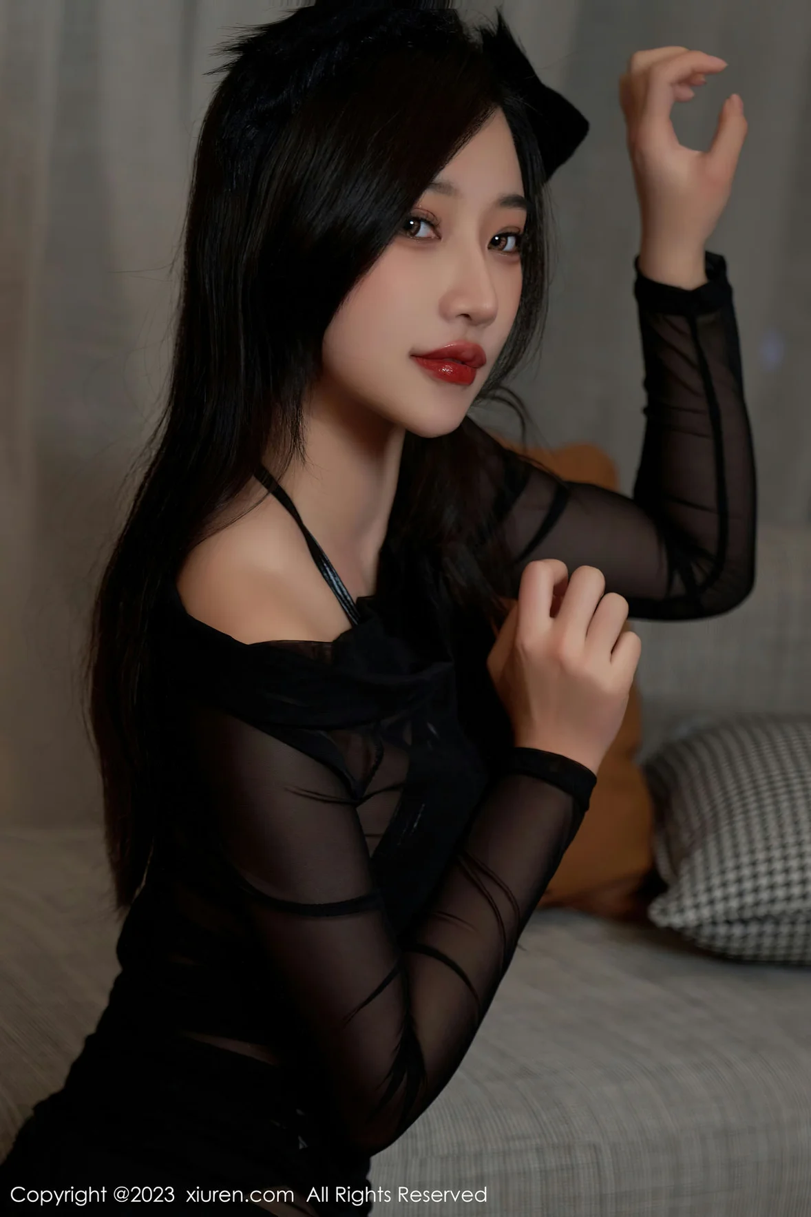  XiuRen 秀人 No.6826 妙可可Cheese 主题“野猫女友”性感写真 [91P]第11张