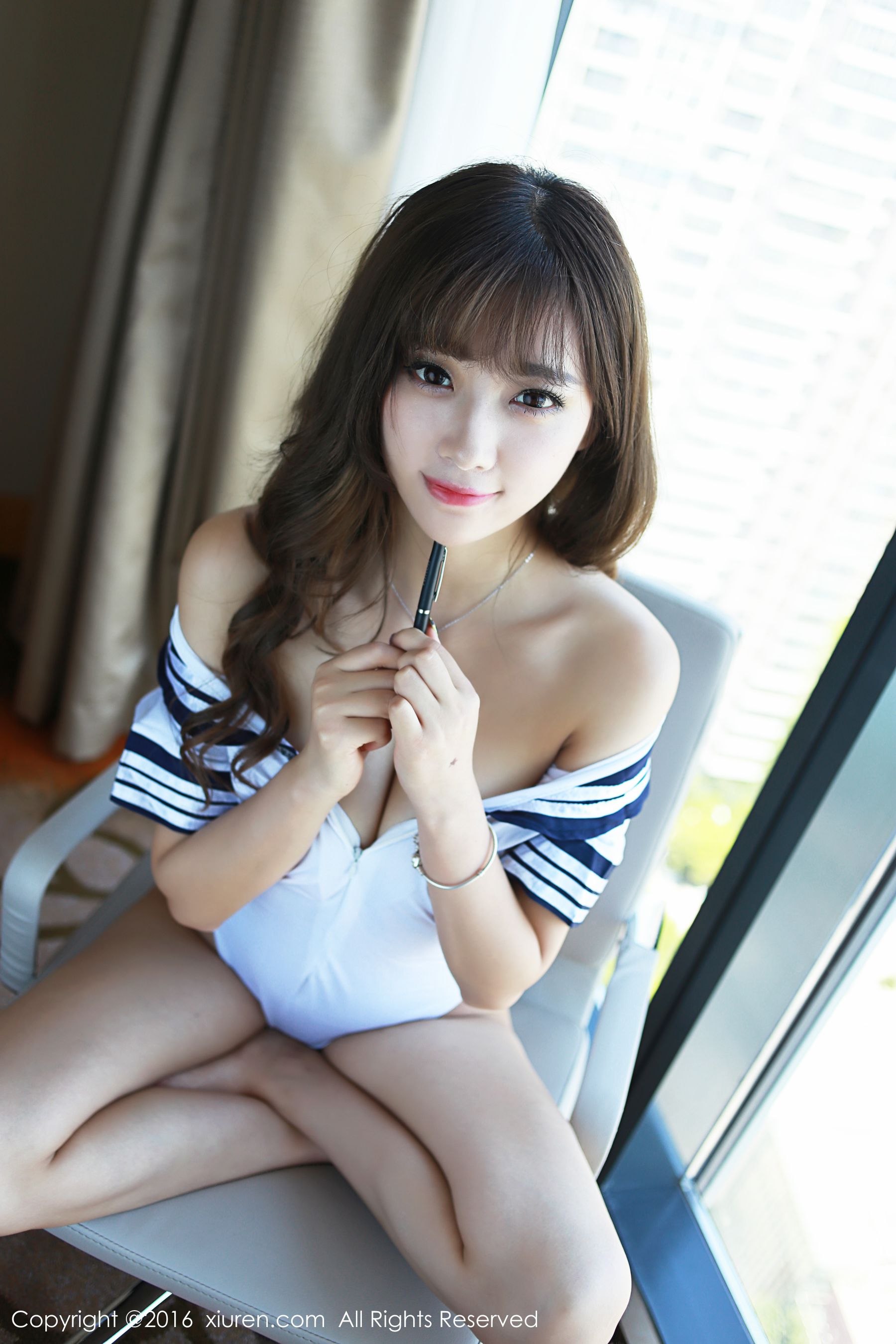  sugar小甜心CC/杨晨晨《三套不同风格性感制服》 秀人网 No.598第9张