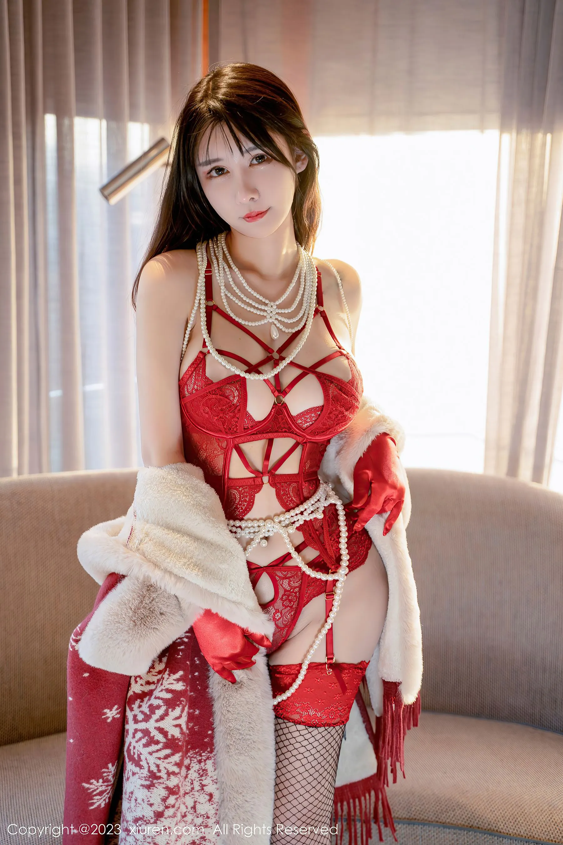 秀人网 No.6188 夏沫沫tifa 阳朔旅拍第6张