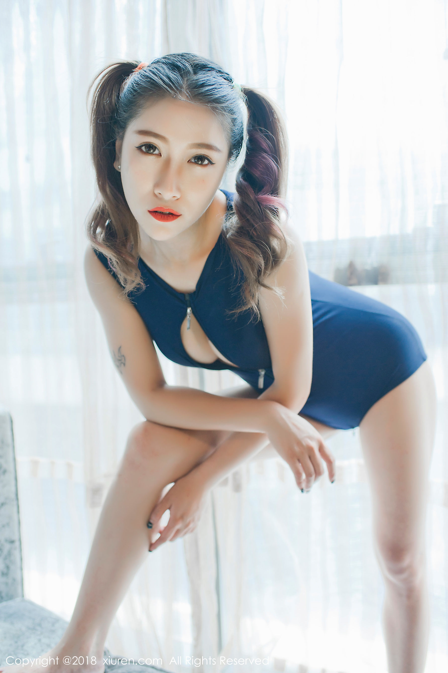 杜花花《开胸比基尼+连体泳衣》 秀人 No.902第16张